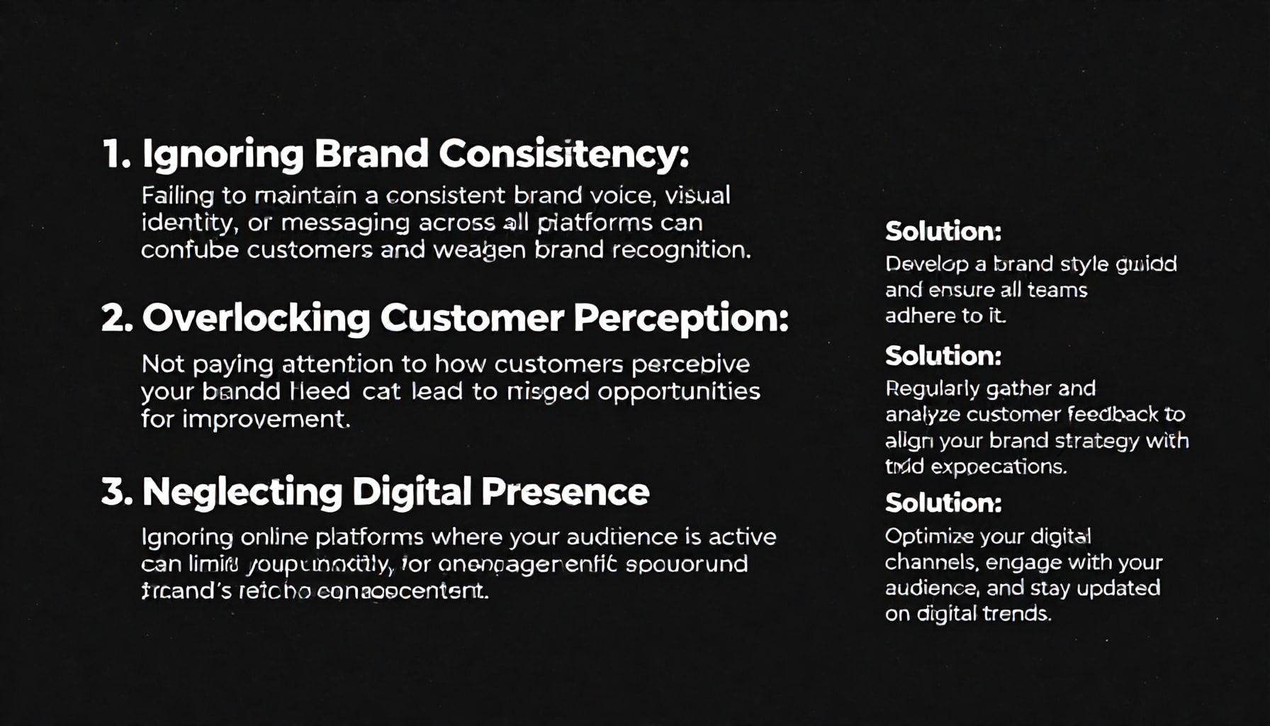 Marka Yönetiminde Yapabileceğiniz 3 Büyük Hata ve Çözümleri*