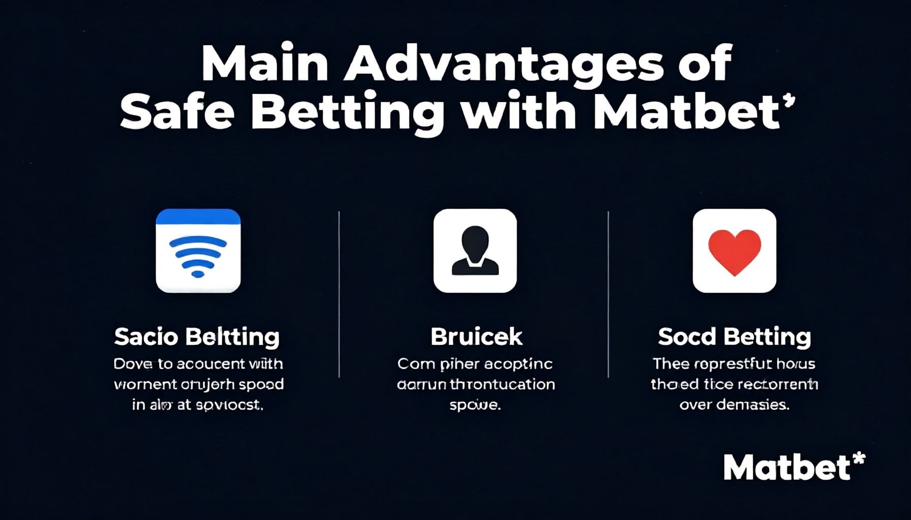 Matbet’ten Güvenli Bahis Yapmanın 3 Ana Avantajı*
