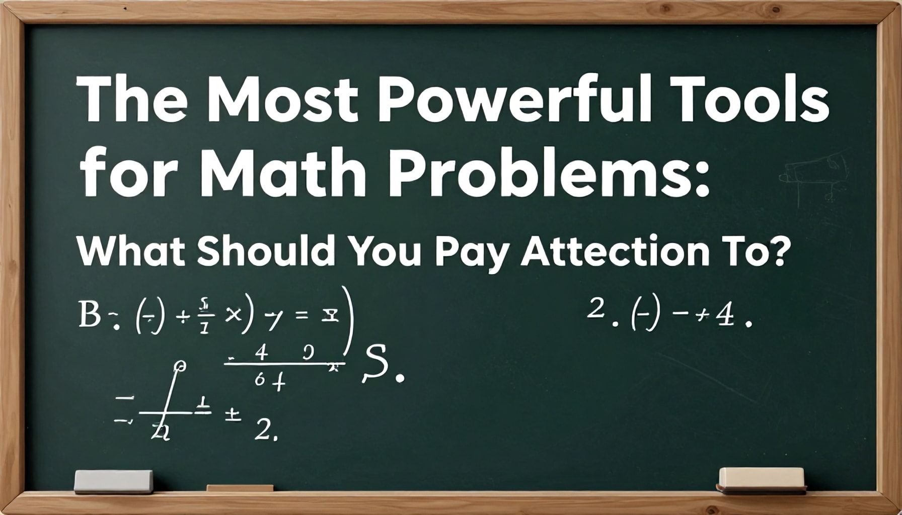 Matematik Problemlerini Hızlı ve Doğru Çözmek İçin Etkili Araç 3 Matematik Problemleri İçin En Güçlü Araçlar: Nelere Dikkat Etmelisiniz?*
