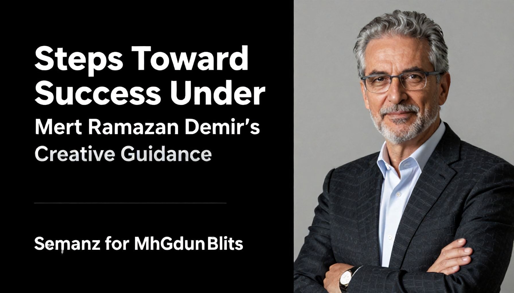 Mert Ramazan Demir'in Yaratıcı Yönlendirmesiyle Başarıya Doğru Adımlar 1 Mert Ramazan Demir’in Yaratıcı Yönlendirmesiyle Başarıya Doğru Adımlar*