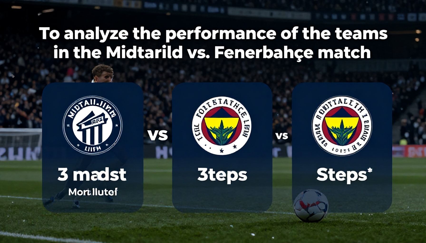 Midtjylland ile Fenerbahçe'nin maçında takımların performanslarını analiz edin 5 Midtjylland ile Fenerbahçe maçında takımların performansını analiz etmek için 3 adım*