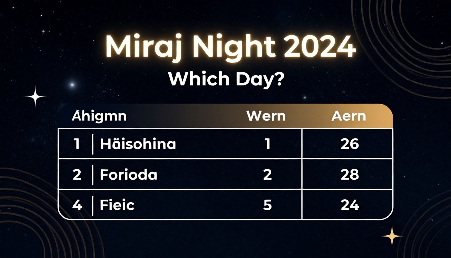 Miraç Kandili 2024: Hangi Gün? Doğru Tarih ve Zamanlamayı Öğrenin*