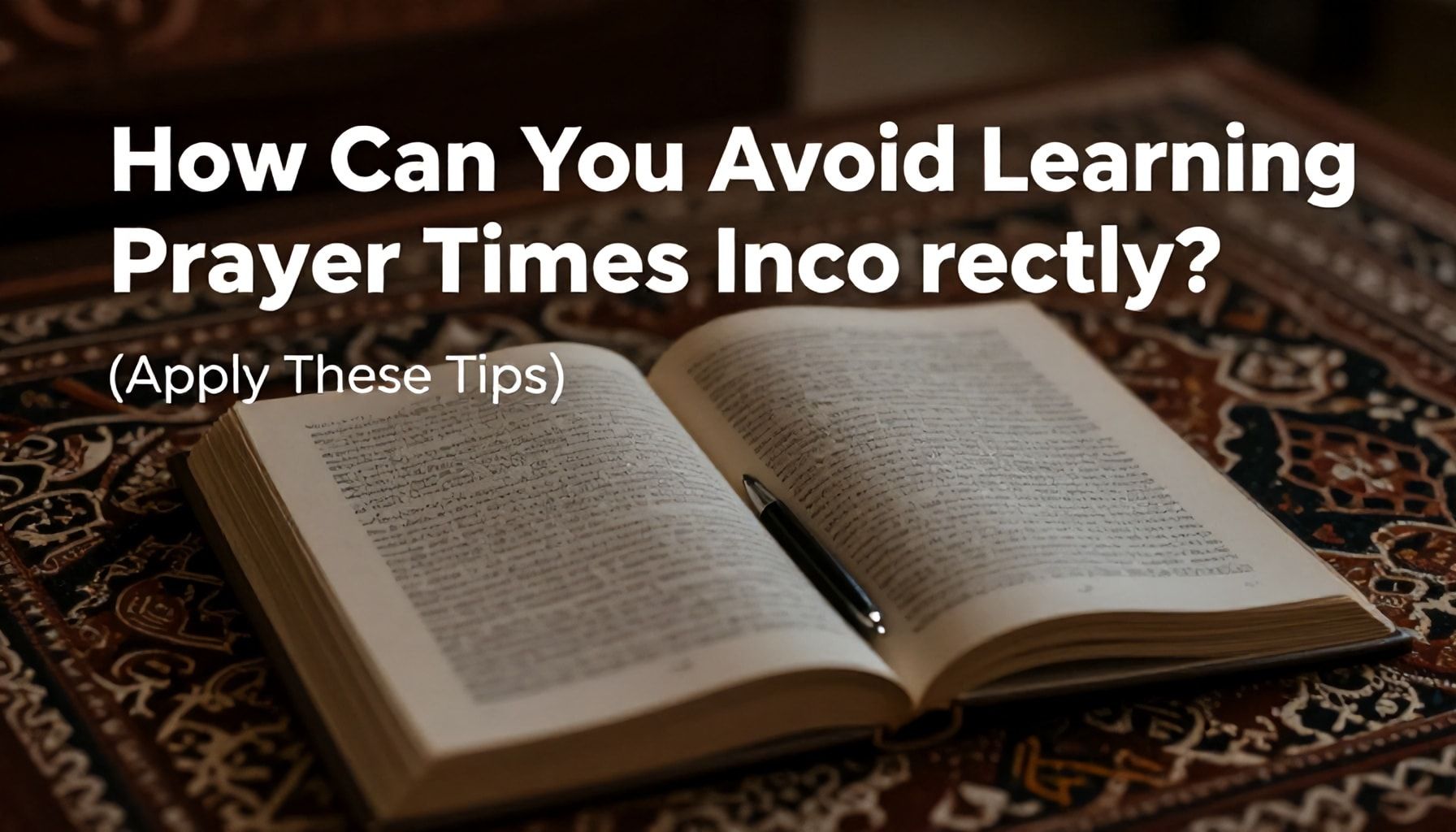 Konya'nın Günlük Namaz Vakitlerini Doğru Zamanında Öğrenin 6 Namaz Vakitlerini Hatalı Öğrenmekten Nasıl Kaçınırsınız? (Uygulayın Bu İpuçları)*