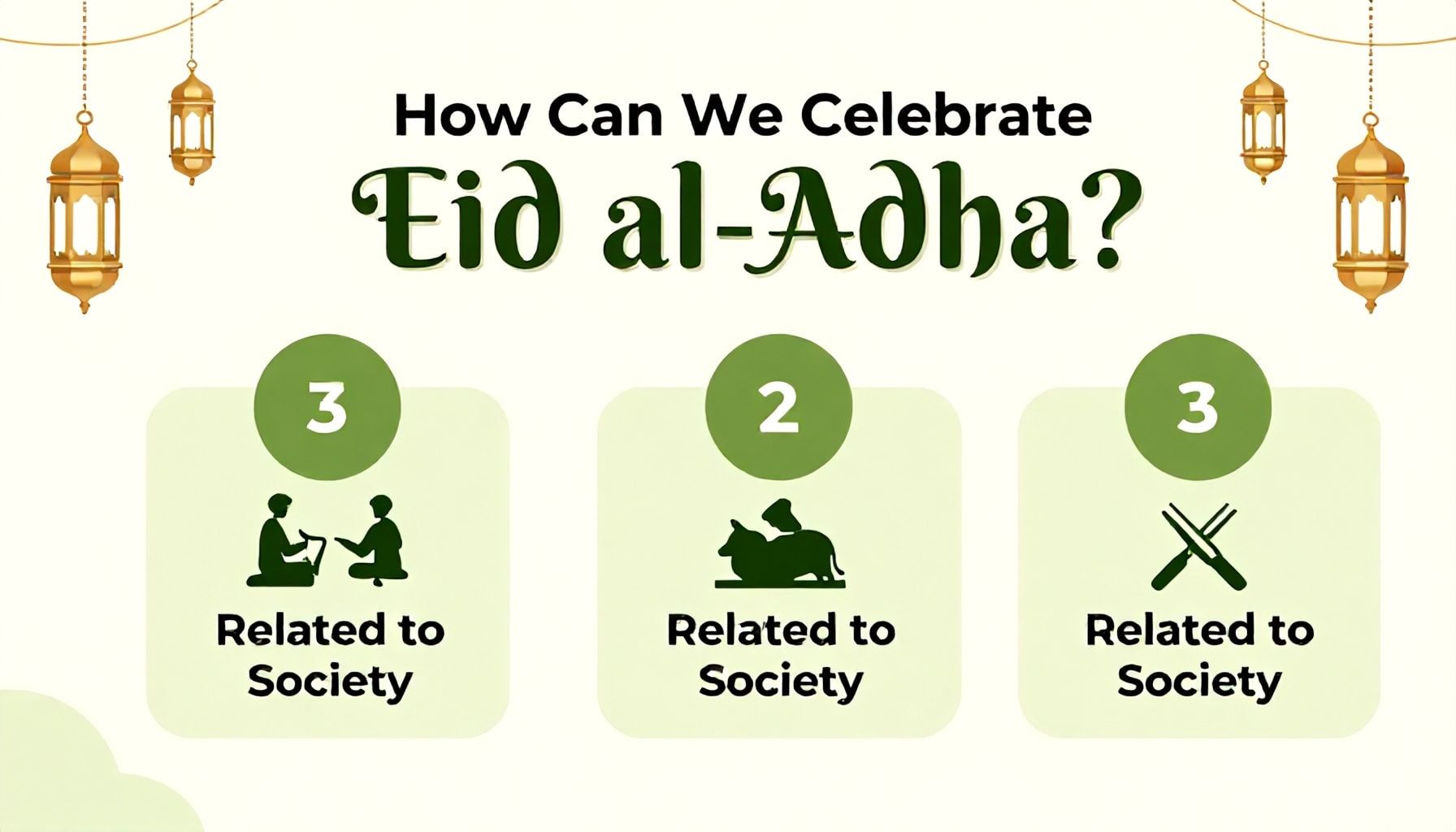 Nasıl Bir Kurban Bayramı Yaşayalım? Toplumla İlgili 3 Adım*
