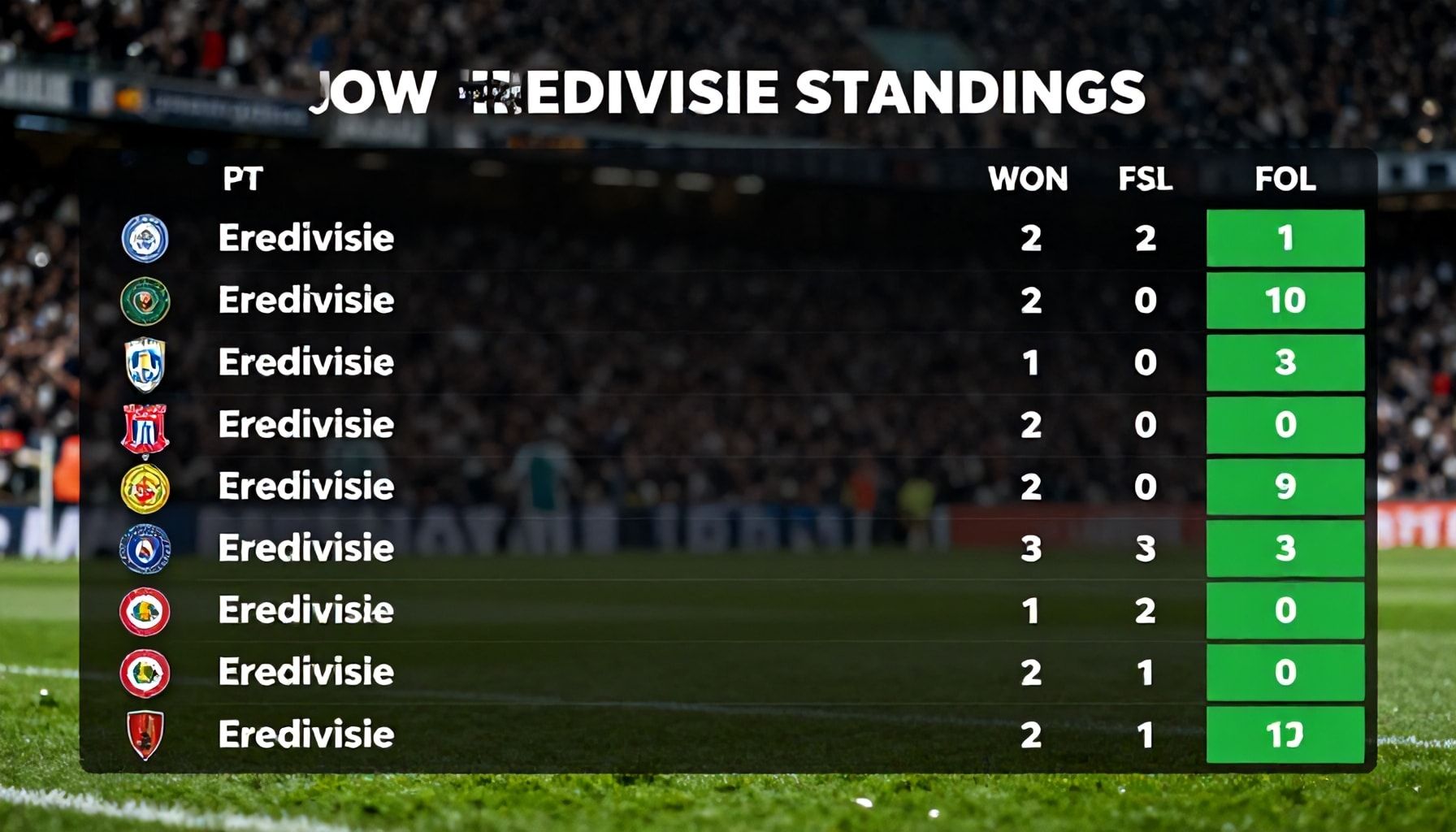 Nasıl Takip Edersin? Eredivisie Puan Durumlarının En Güzel İzleme Yöntemleri*