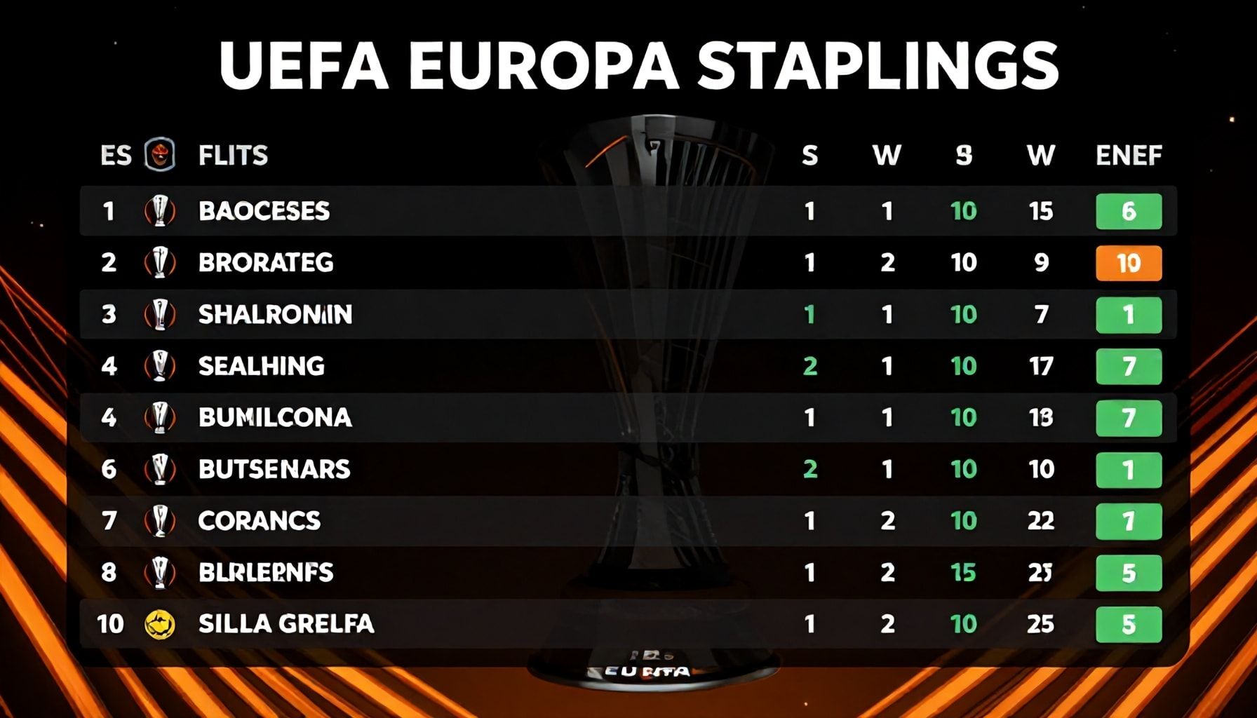 Nasıl UEFA Avrupa Ligi puan durumunu takip edebilirsiniz?"*