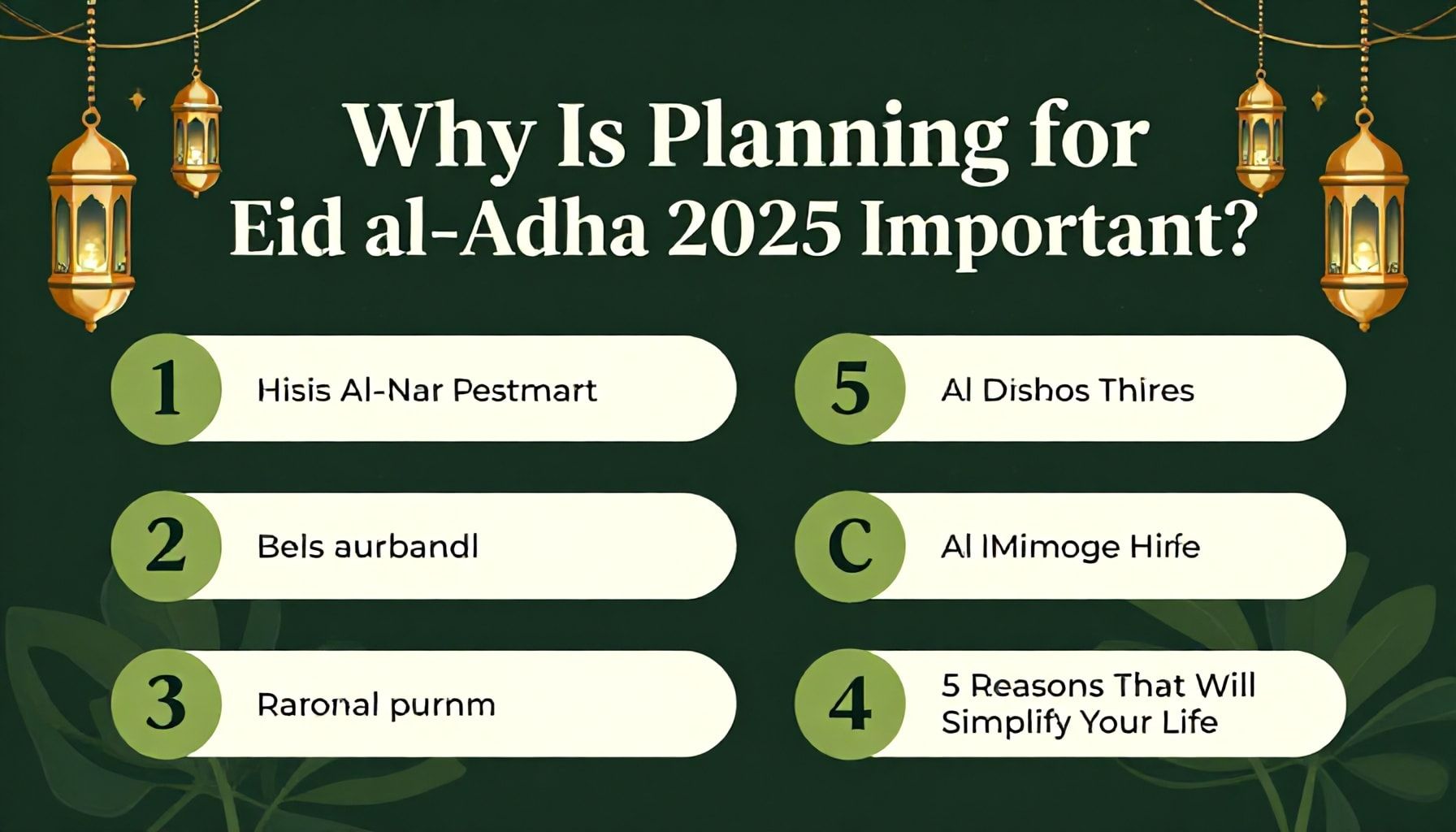 Neden 2025 Kurban Bayramı Planlamanız Önemli? 5 Hayatınızı Kolaylaştıracak Neden*