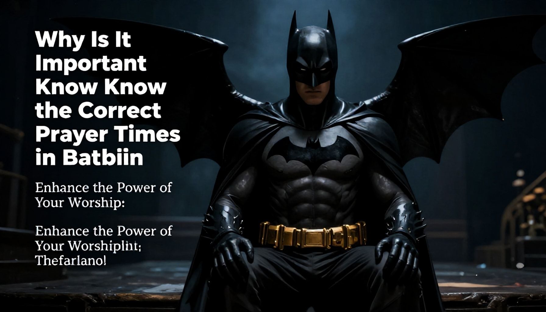 Neden Batman Namaz Vakitlerini Doğru Bilmek Önemli? İbadetinizin Gücünü Artırın"*