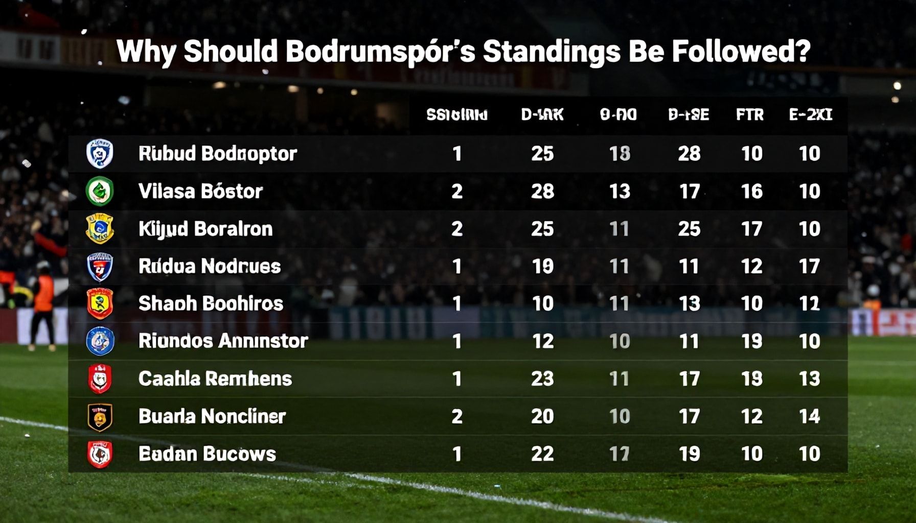 Neden Bodrumspor'un Puan Durumu Takip Edilmeli?*