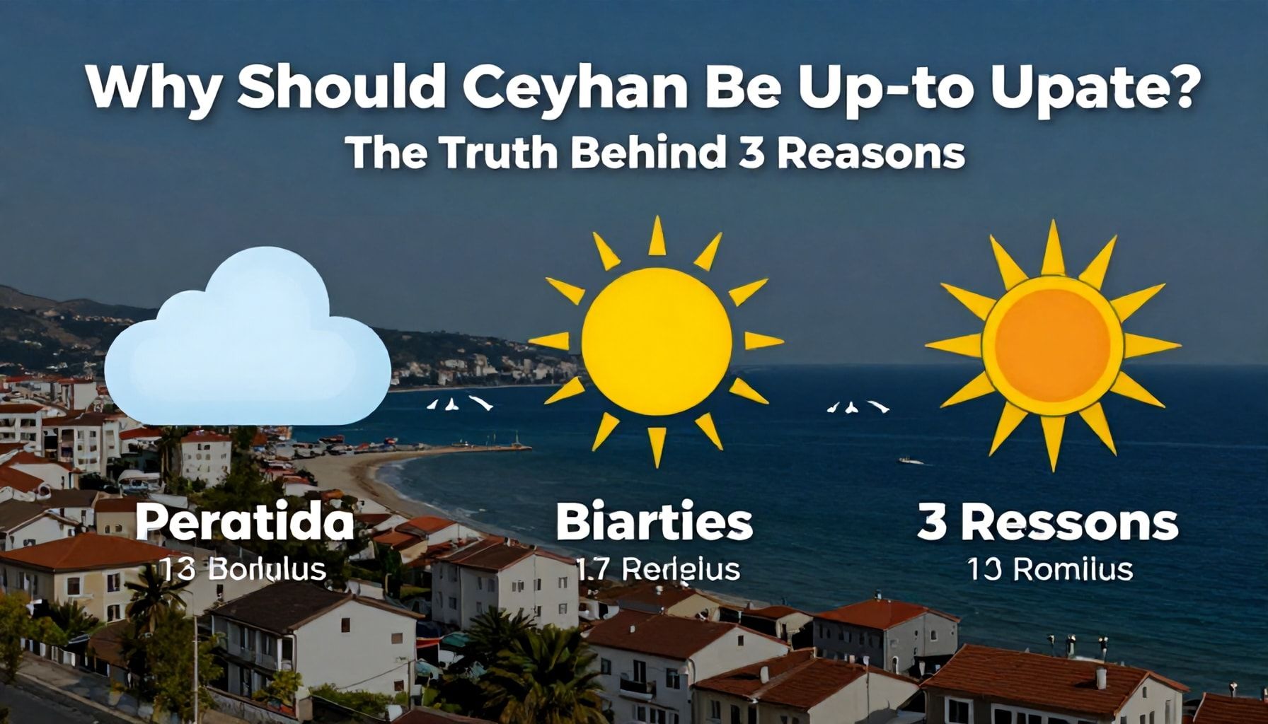 Ceyhan Hava Durumu: Güncel Hava Durumunu Anında Takip Edin 3 Neden Ceyhan Hava Durumu Güncel Olmalı? 3 Nedenin Gerçeği*