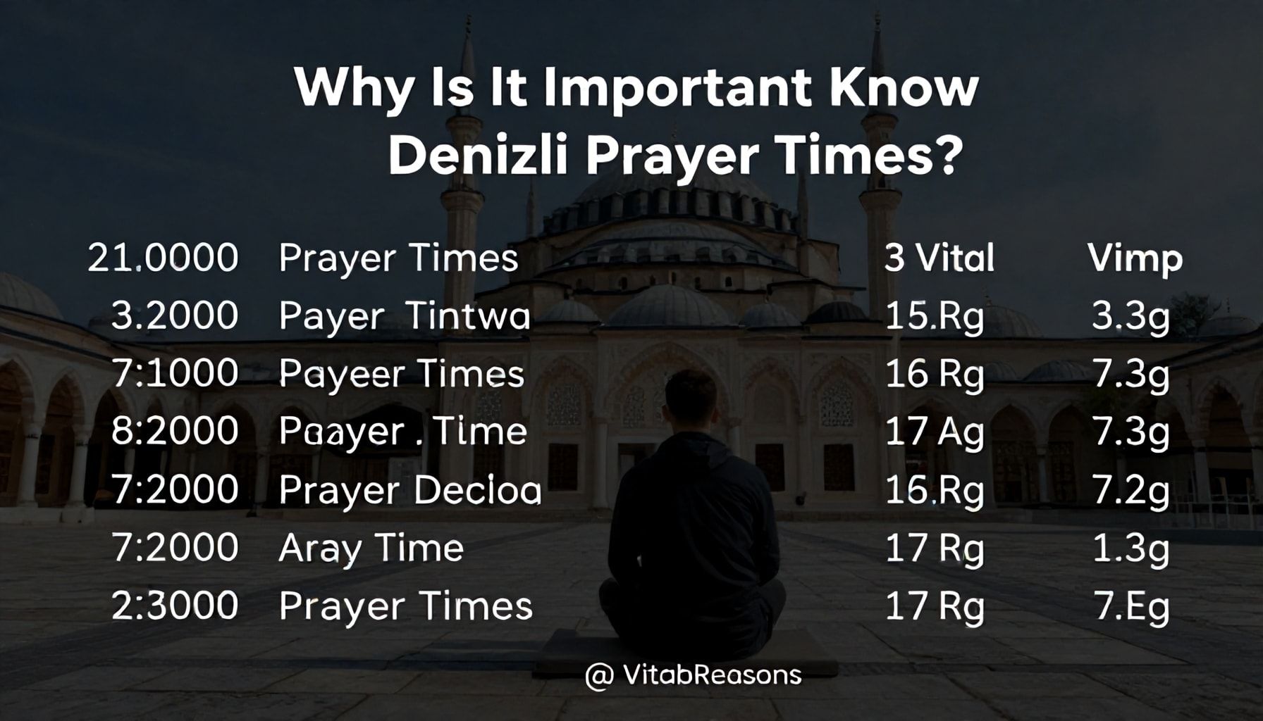 Neden Denizli Namaz Vakitlerini Doğru Bilmek Önemli? 3 Hayati Sebep*