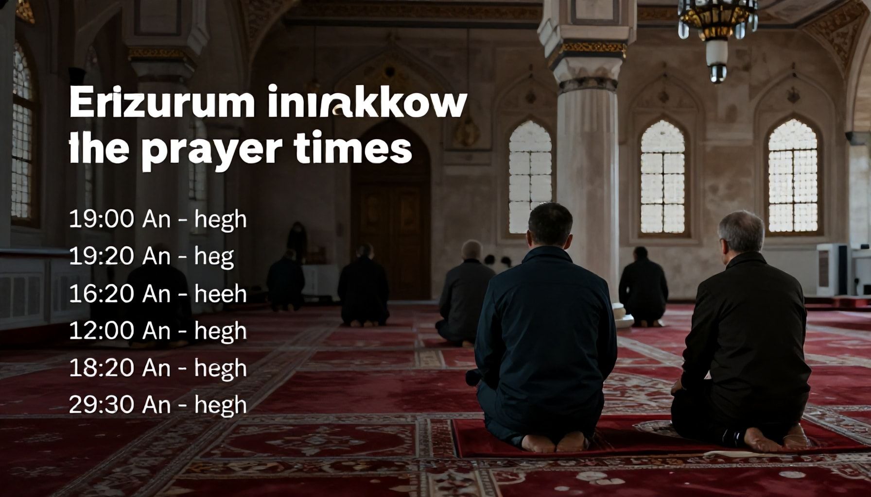 Neden Erzurum Namaz Vakitlerini Doğru Bilmek Önemli?*