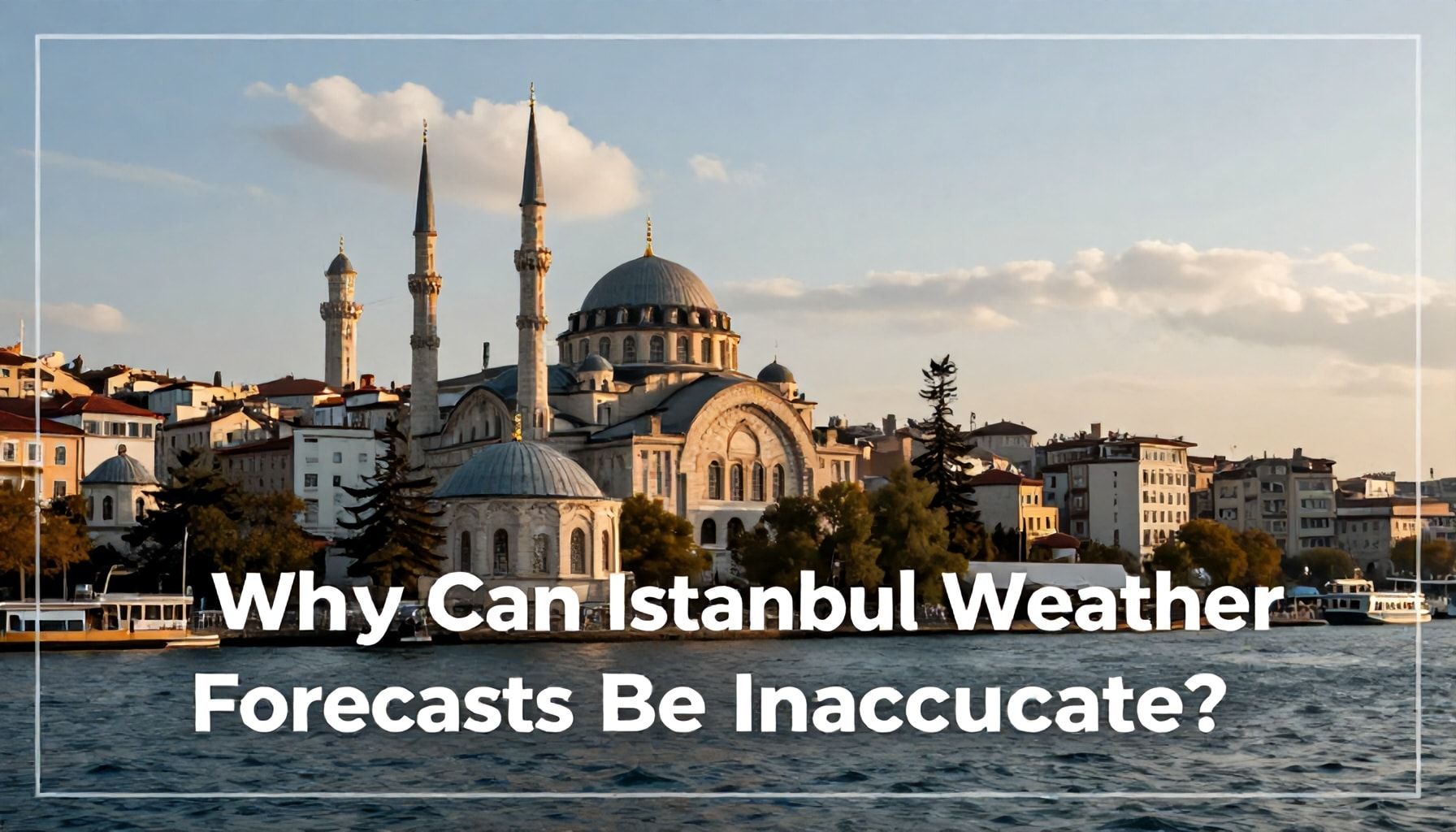 Neden İstanbul Hava Durumu Öngörüleri Yanlış Çıkabilir?*