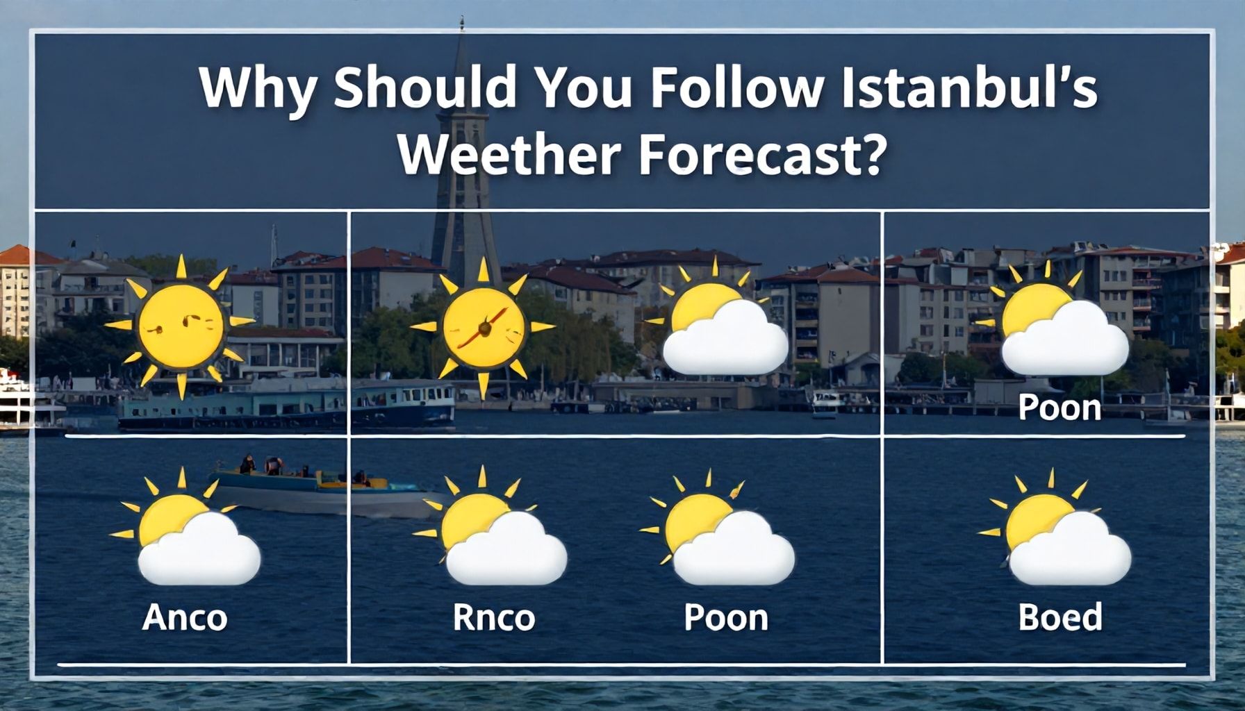 Neden İstanbul'un Haftalık Hava Tahminini Takip Etmelisiniz?*