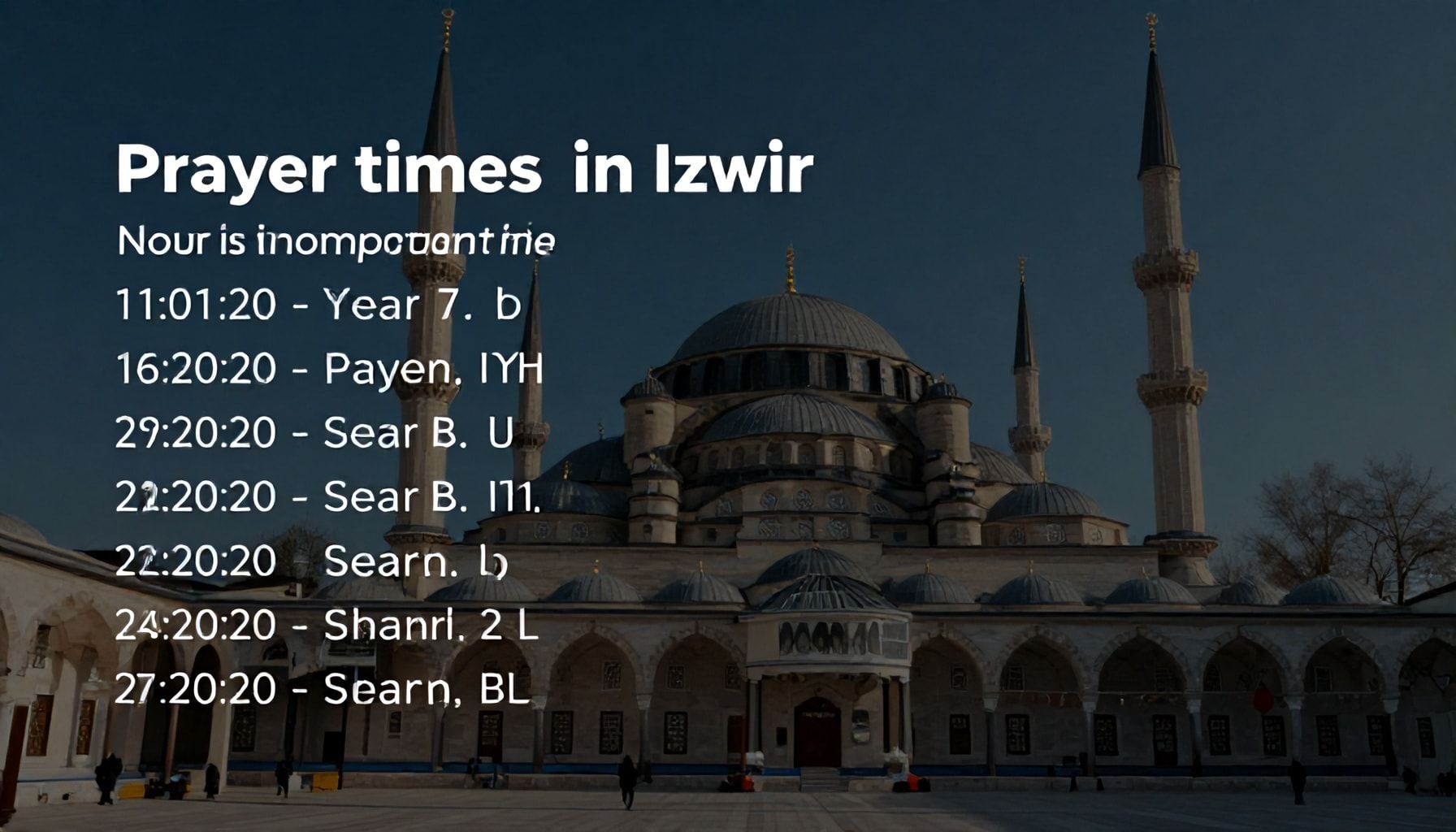 Neden İzmir Ezan Vakitlerini Doğru Bilmek Önemli?