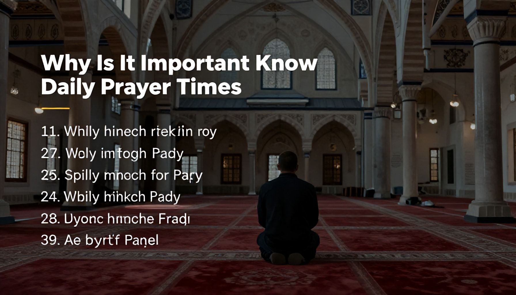 Konya'nın Günlük Namaz Vakitlerini Doğru Zamanında Öğrenin 2 Neden Konya'nın Günlük Namaz Vakitlerini Doğru Bilmek Önemli? (Faydaları Keşfedin)*