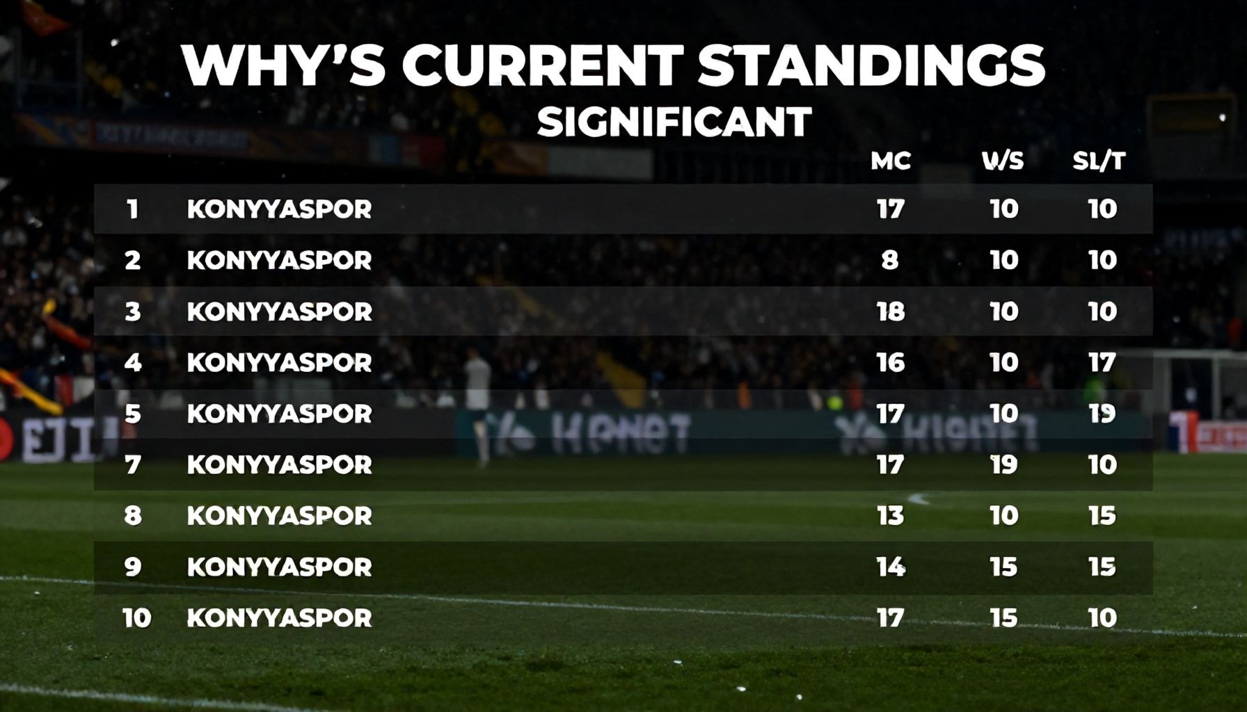 Neden Konyaspor'un Puan Durumu Anlamlı?*