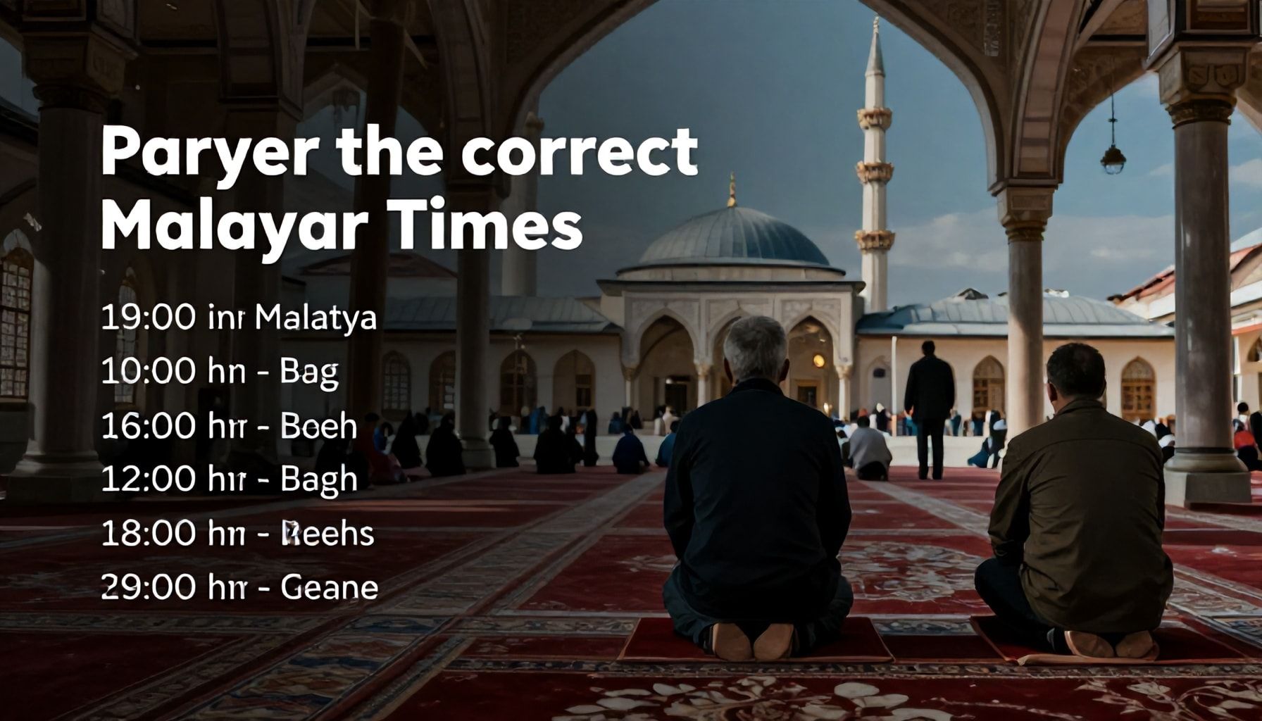 Neden Malatya Ezan Vakitlerini Doğru Bilmek Önemli?*