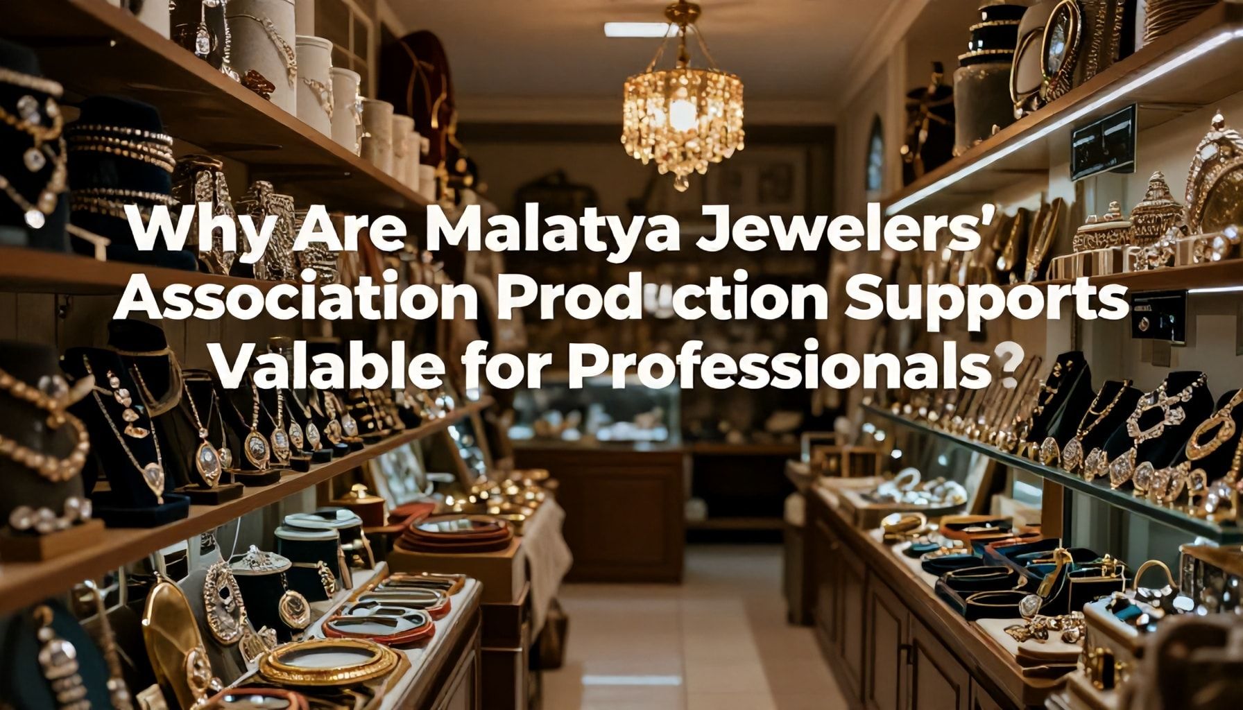 Neden Malatya Kuyumcular Odası’nın Üretim Destekleri Profesyoneller İçin Değerli?*