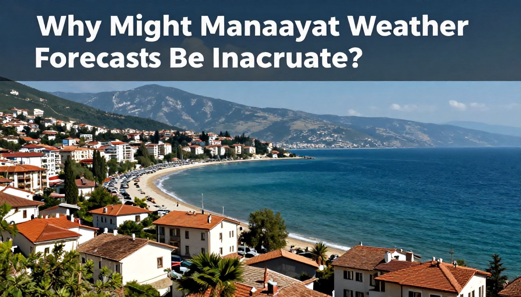 Neden Manavgat Hava Durumu Tahminleri Hatalı Olabilir?*