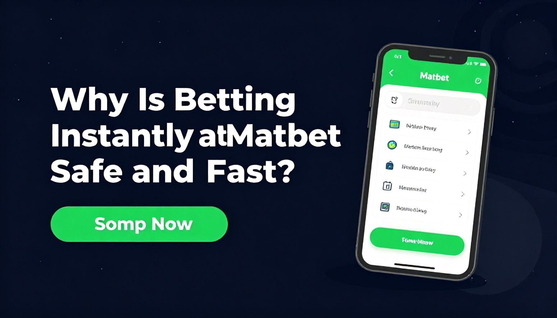 Neden Matbet’ten Anında Bahis Yapmanız Güvenli ve Hızlıdır?*