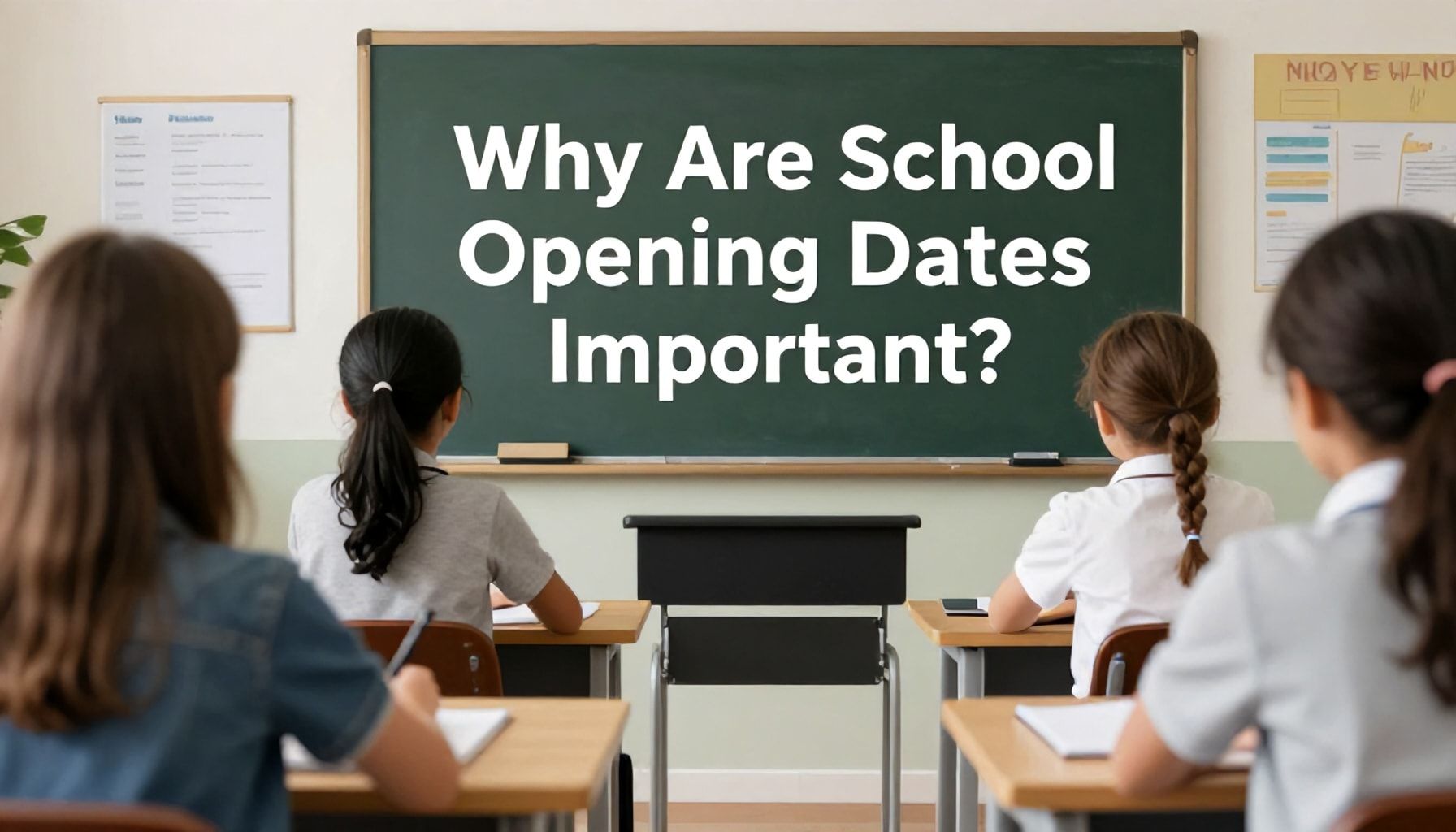 Neden Okul Açılış Tarihleri Önemli? Eğitimde Zaman Yönetiminin Gizli Yönleri*
