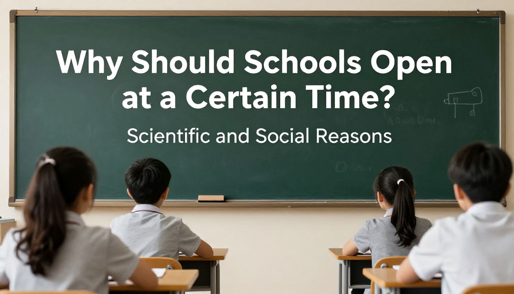 Neden Okullar Belirli Bir Tarihte Açılmalı? Bilimsel ve Sosyal Nedenler*