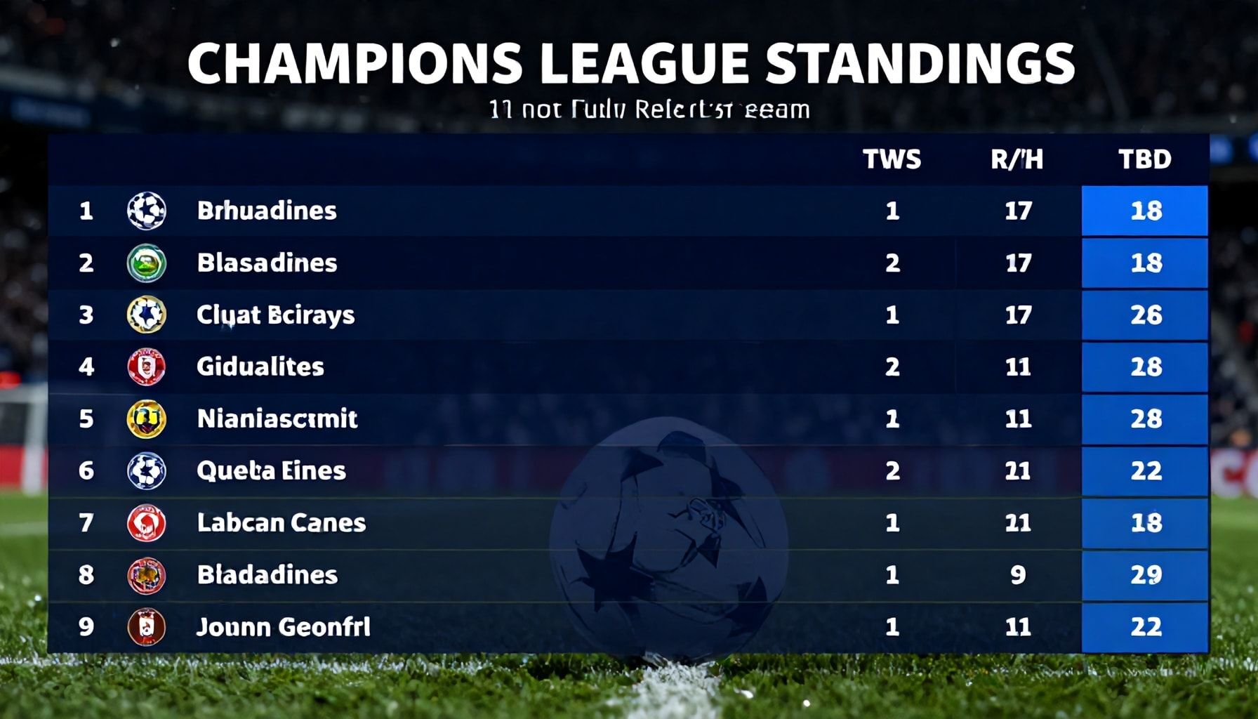 Neden Şampiyonlar Ligi Puan Durumu Takımların Performansını Tam Yansıtmıyor?*