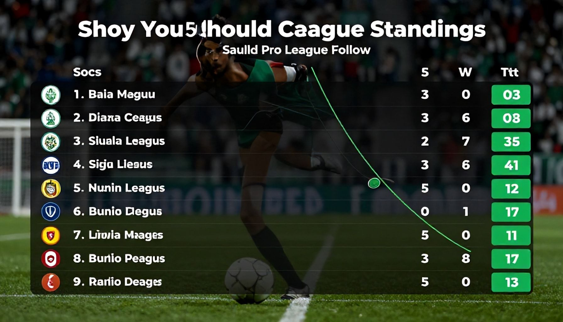 Neden Suudi Arabistan Pro Lig Puan Durumunu Dikkatli İzlemeniz Gerekiyor?"*
