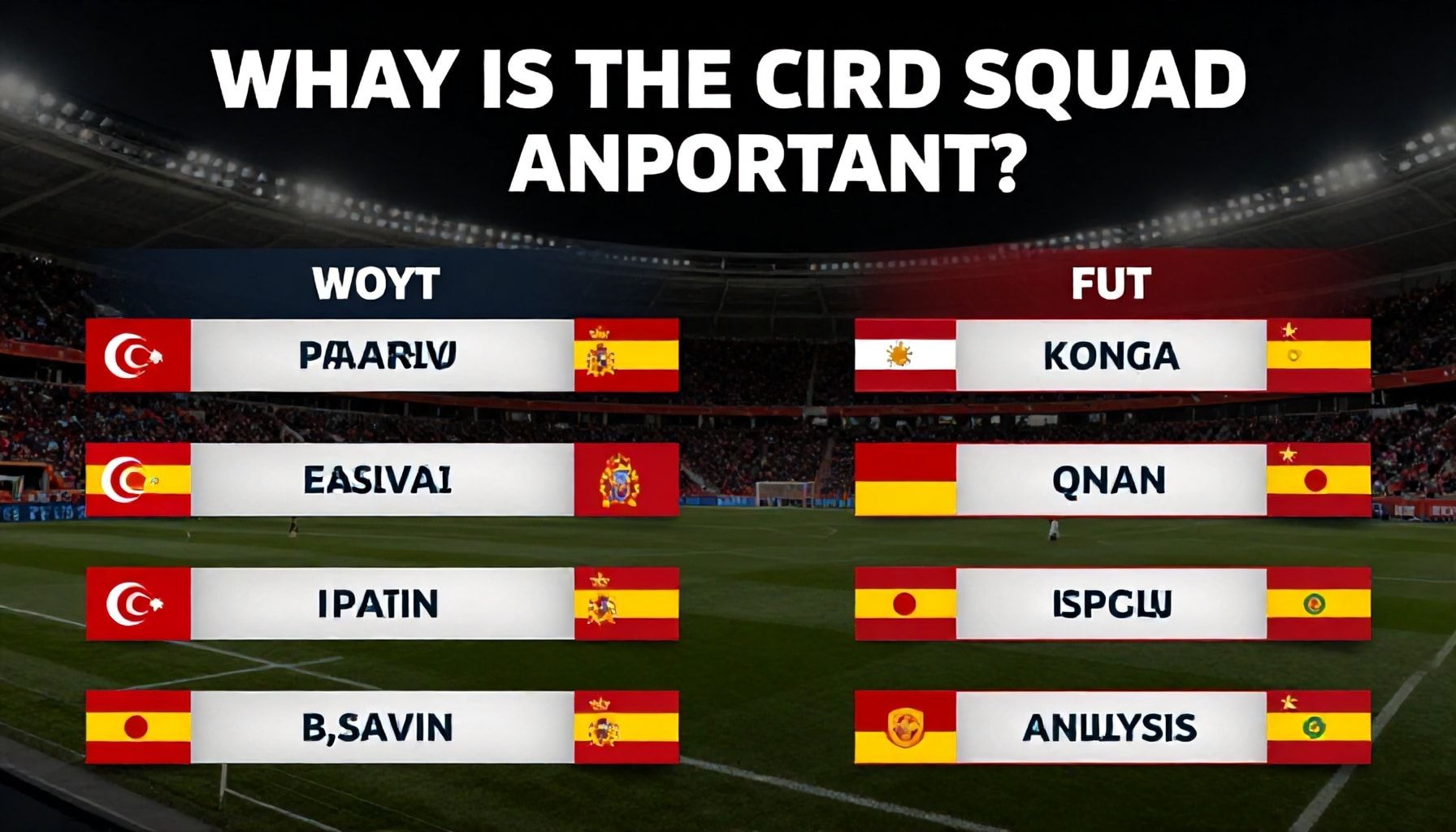 Neden Türkiye ve İspanya Maç Kadrosu Analizi Önemlidir?*