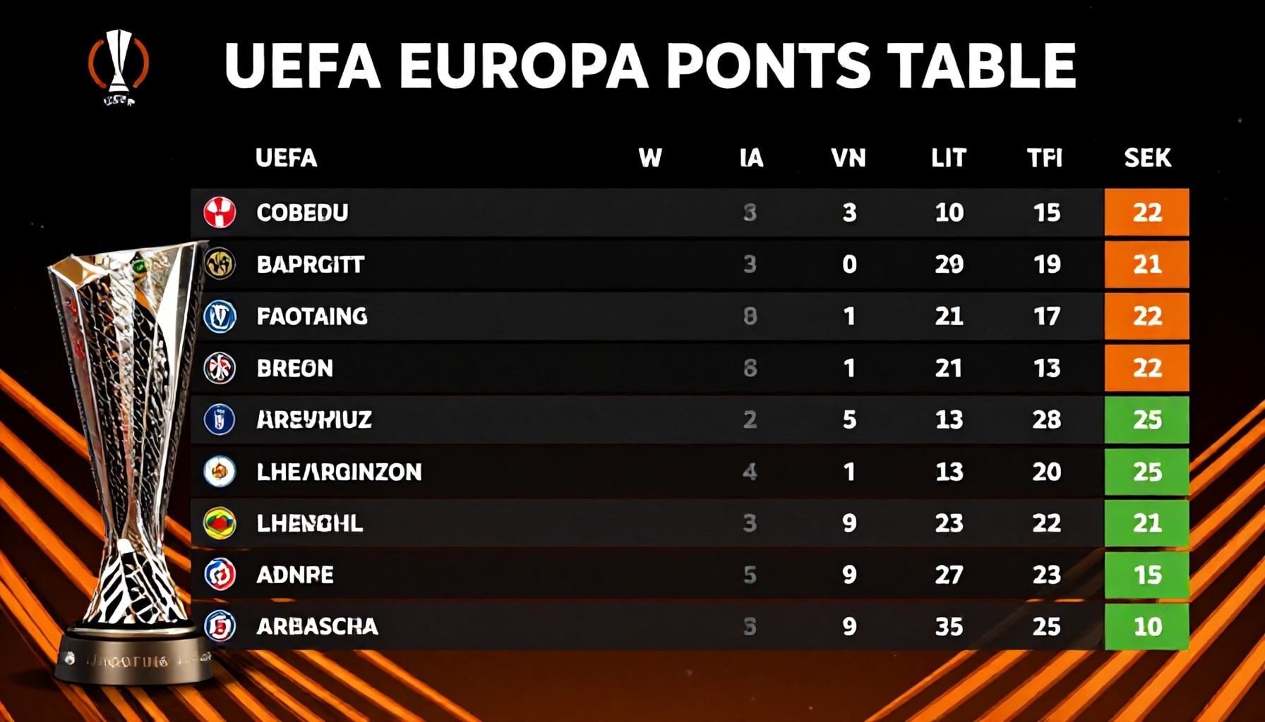 Neden UEFA Avrupa Ligi puan tablosu takip etmek önemlidir?"*