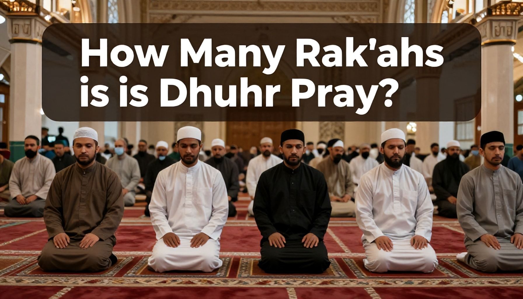 Öğle Namazı Kaç Rekat? Doğru Sayısı ve Dikkat Edilmesi Gerekenler*