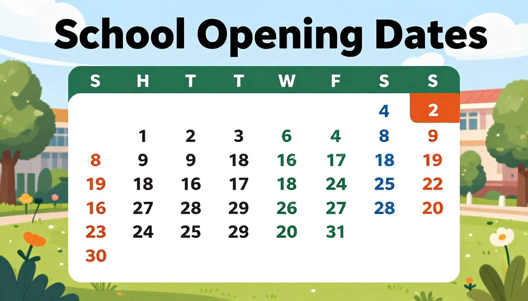 Okulların Açılış Tarihleri: 2024-2025 Eğitim Yılı için Resmi Takvim ve Önemli Notlar*