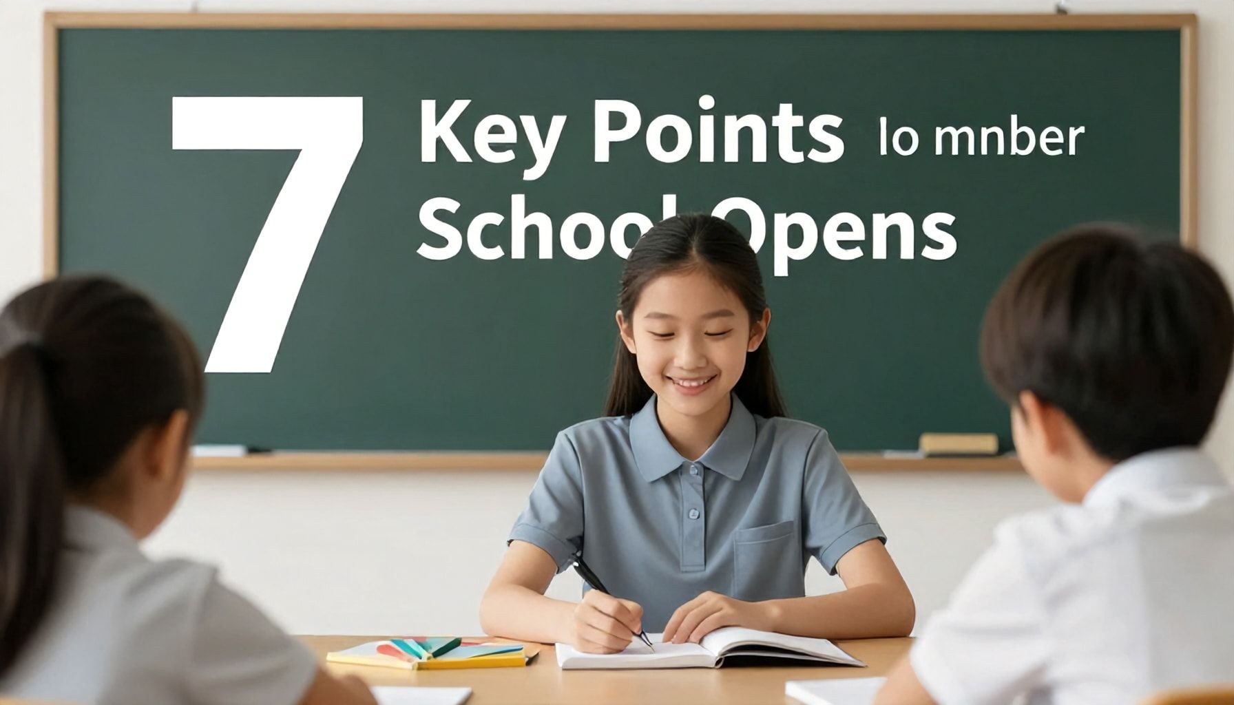 Okulun Açılışından Önce Unutulmaması Gereken 7 Anahtar Nokta*