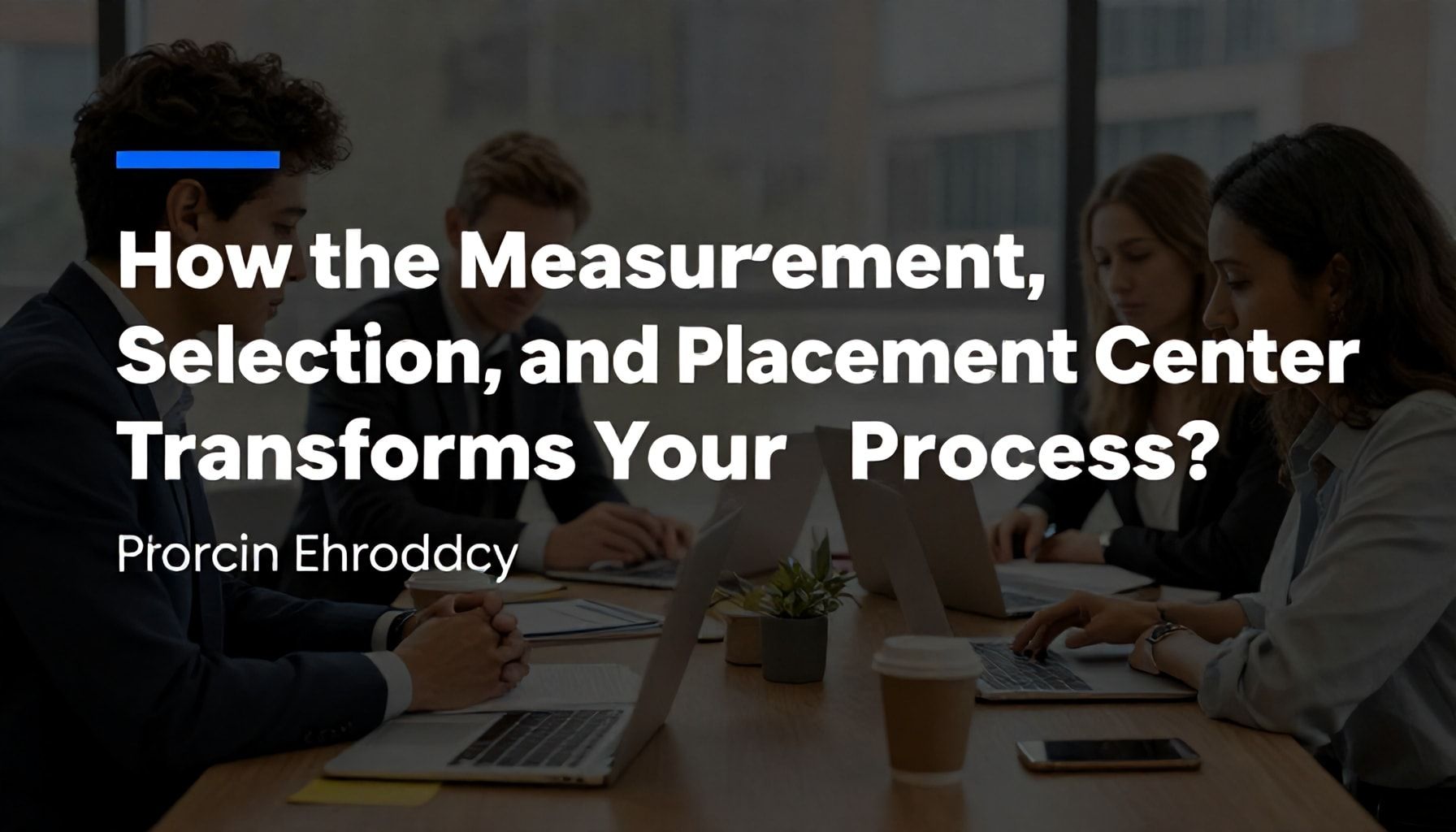 Ölçme, Seçme ve Yerleştirme Merkezi: İşe Alım Sürecinizi Nasıl Dönüştürür?*
