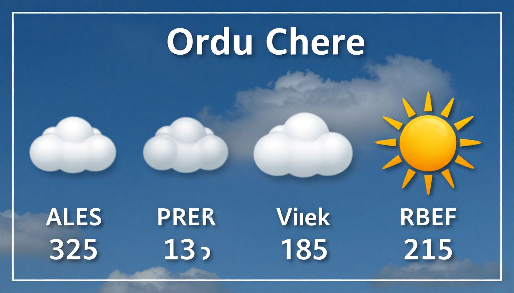 Ordu Hava Durumu: Güncel Hava Durumunu Anında Kontrol Edin"*