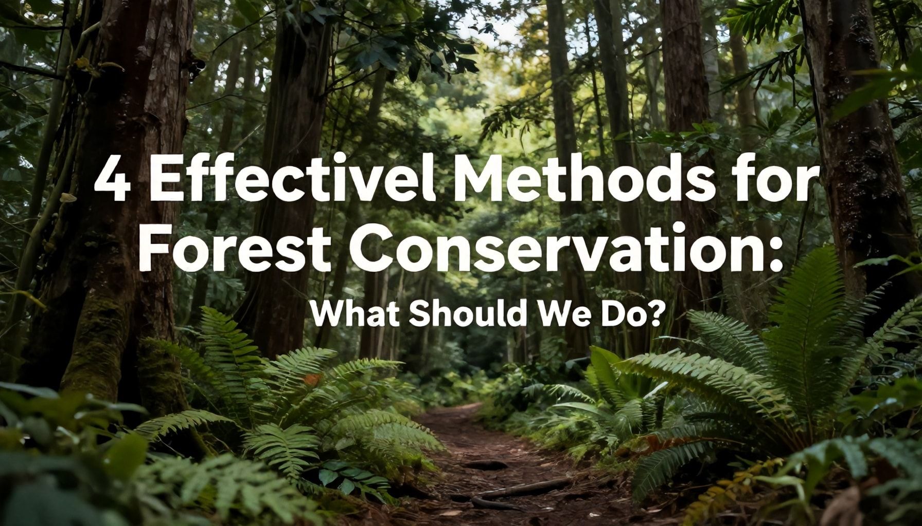 Orman Koruma İçin 4 Etkin Yöntem: Ne Yapmalıyız?*