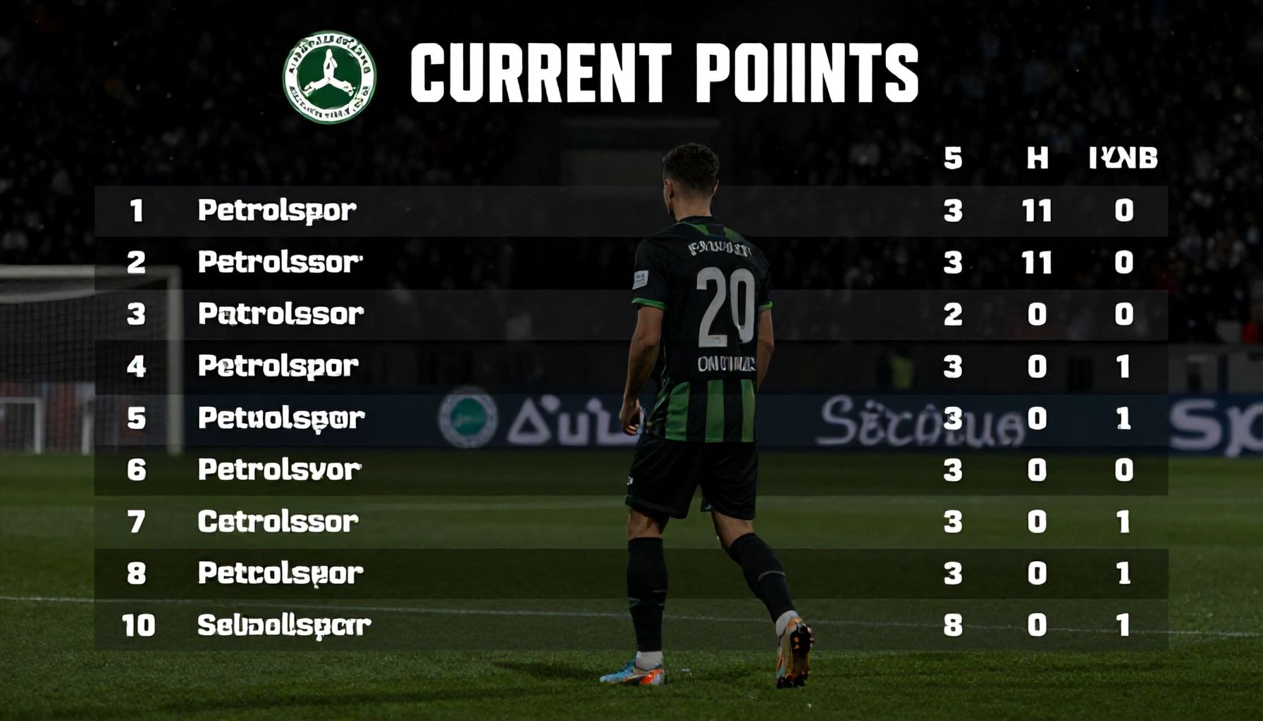 Petrolspor'un Güncel Puan Durumu: Takımın Performansını Takip Edin*