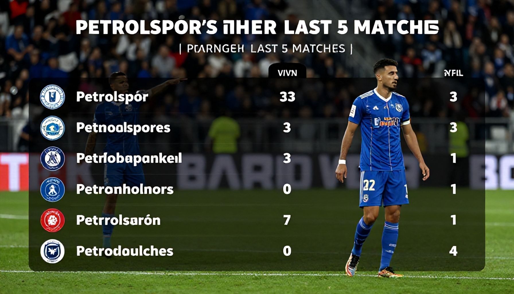 Petrolspor'un Son 5 Maç Performansını Analiz Edin*