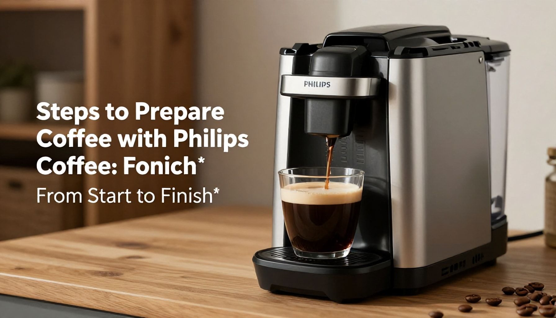 Philips Kahve Makinesi ile Kahve Hazırlama Adımları: Başlangıçtan Bitişe*