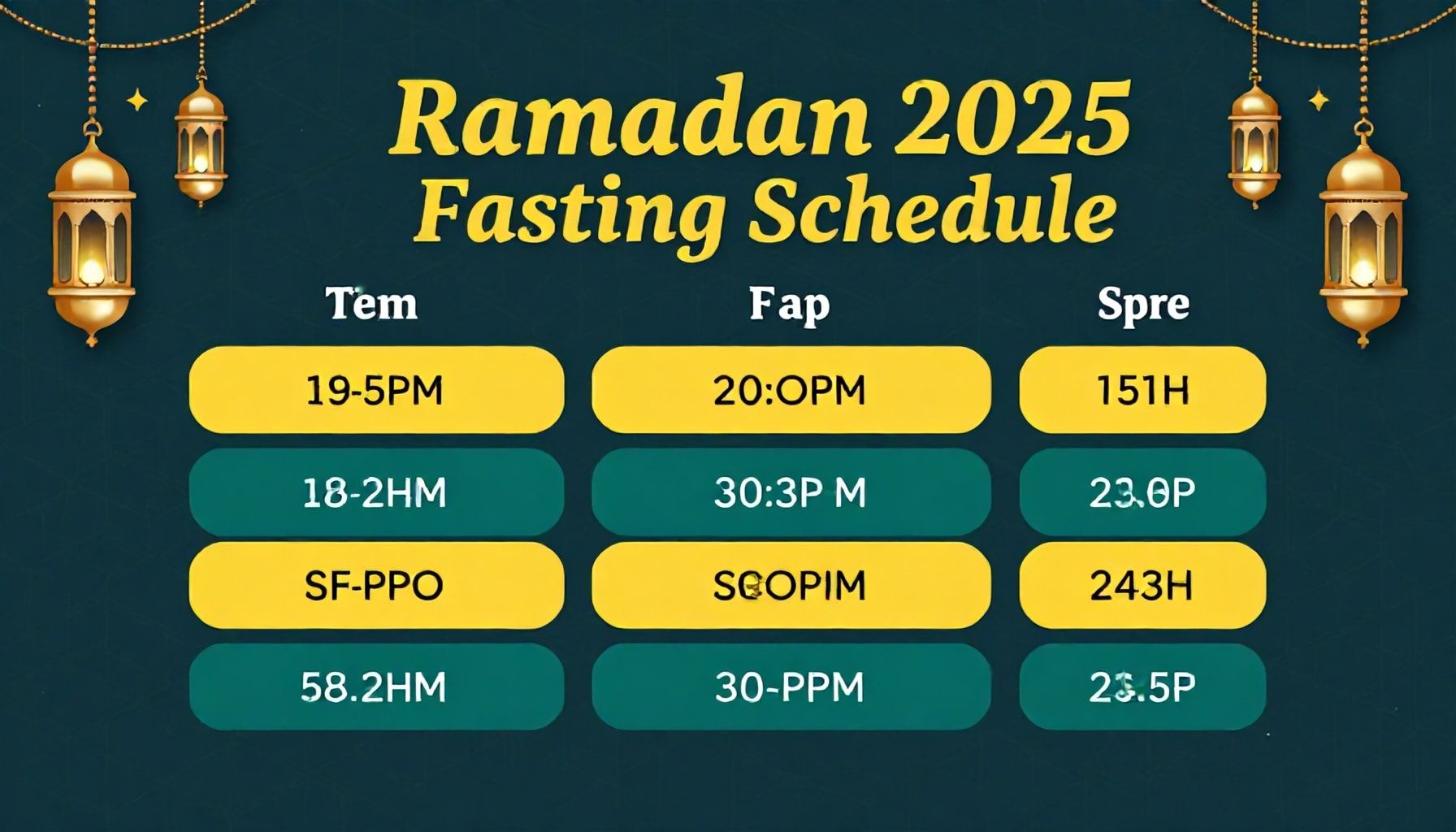 Ramazan 2025’te Oruç Saatleri Nasıl Hesaplanır?*