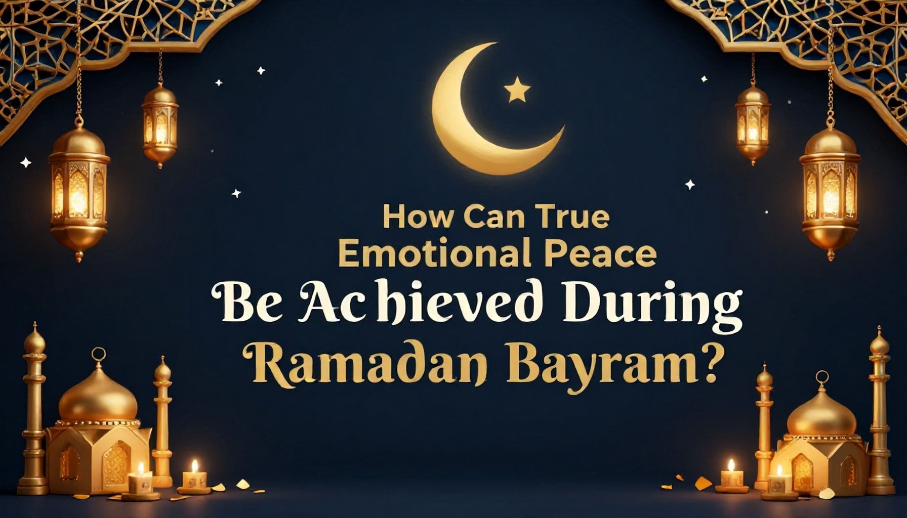 Ramazan Bayramı'nda Gerçekten Duygusal Barış Nasıl Sağlanır?*