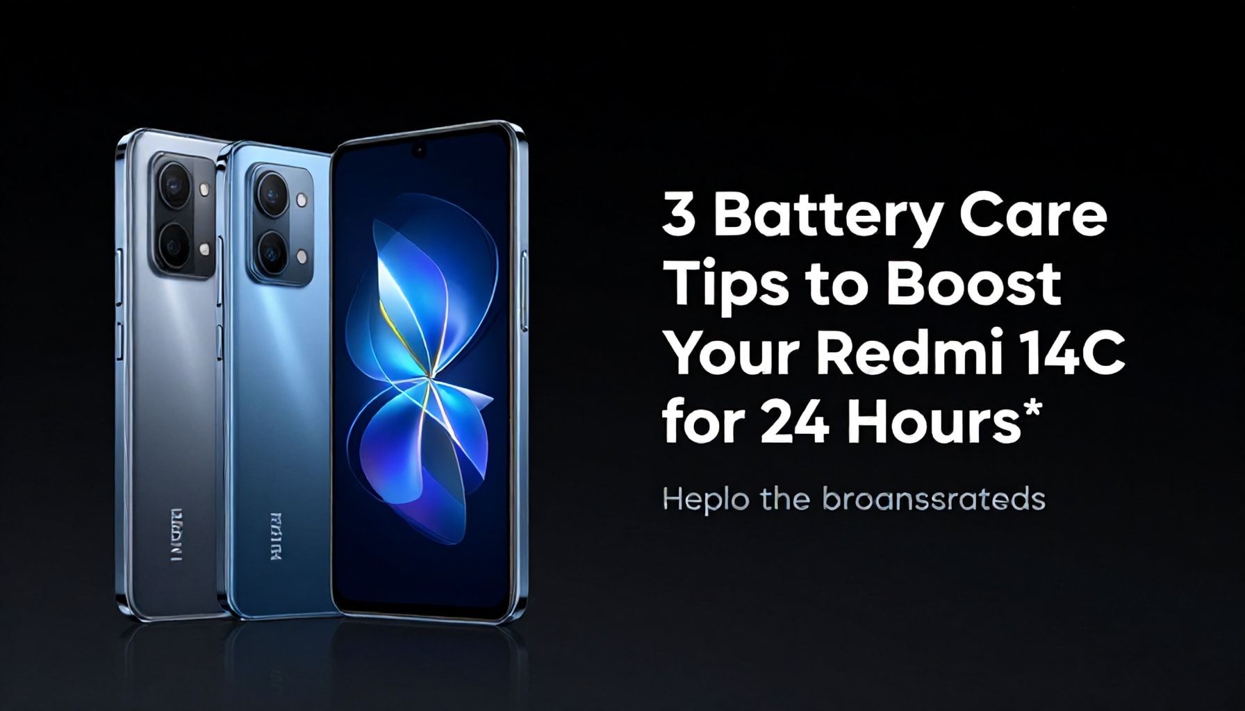 Redmi 14C'yi 24 Saate Kadar Güçlendiren 3 Pil Bakım İpucu*