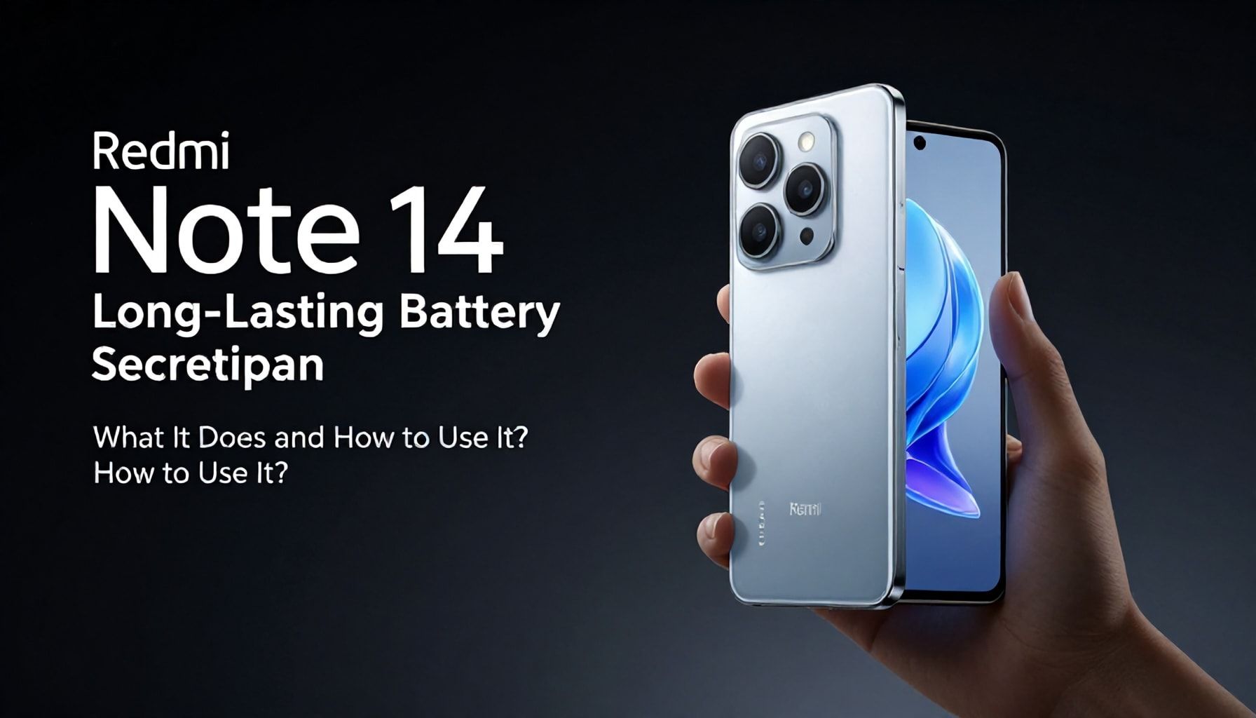 Redmi Note 14’ün Uzun Ömürlü Pil Gizemi: Ne Yapar ve Nasıl Kullanırsınız?*