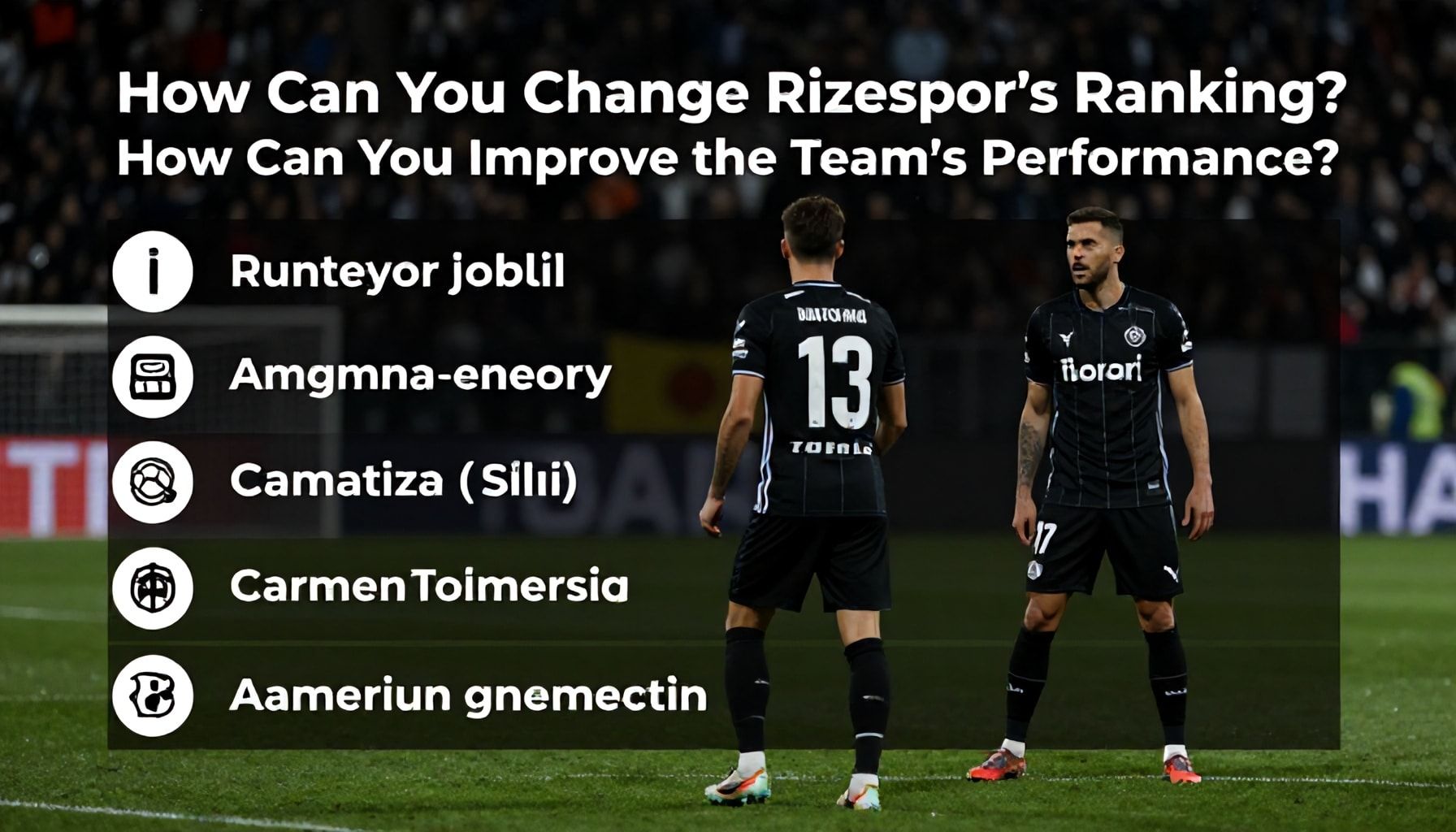 Rizespor'un Sıralaması: Takımın Ambalajını Nasıl Değiştirebilir?*