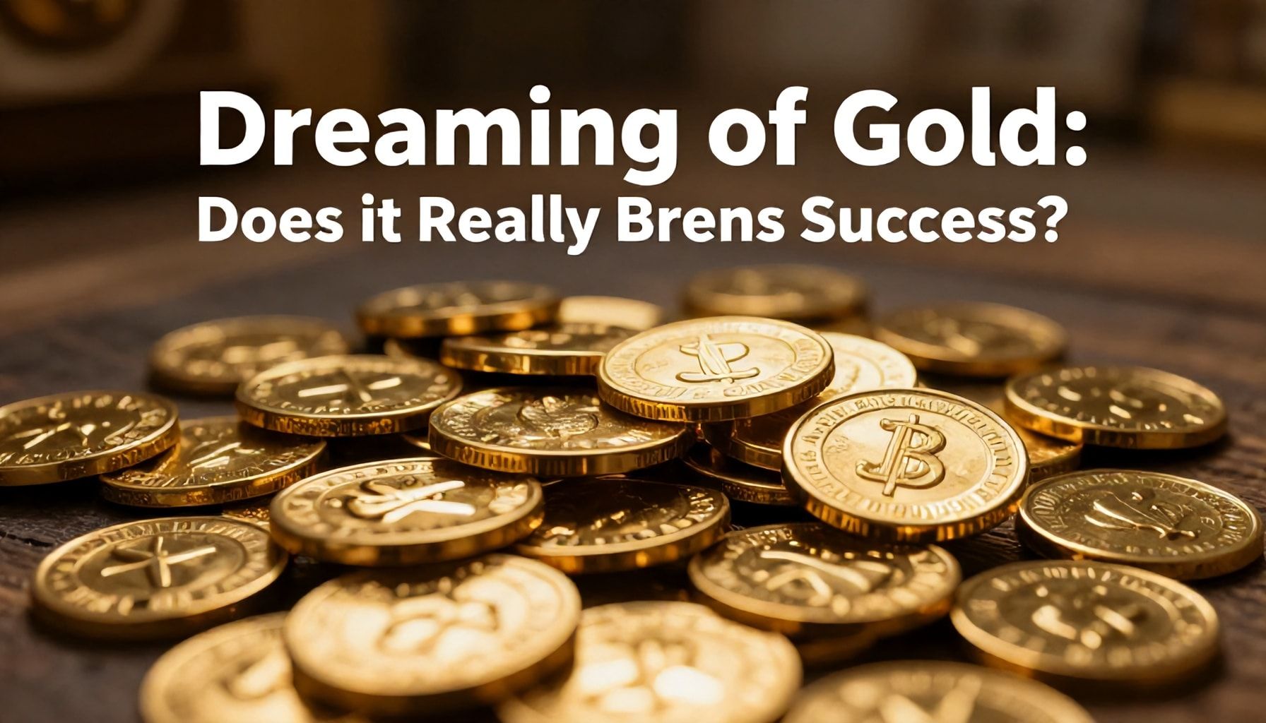 Rüyada Altın Görmek: Gerçekten Başarı Getiriyor Mu? (The Real Impact of This Dream)