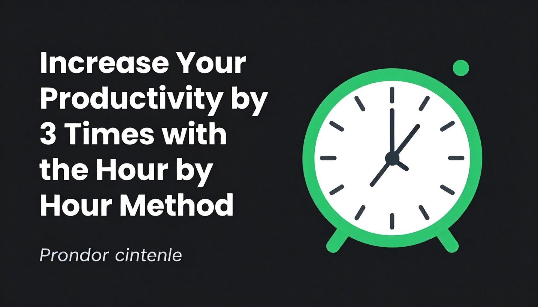 Saat ve saat: Zaman yönetiminizi optimize edin ve daha verimli bir gün geçirin 3 Saat ve Saat Yöntemi ile Verimliliğinizi 3 Kat Artırın*