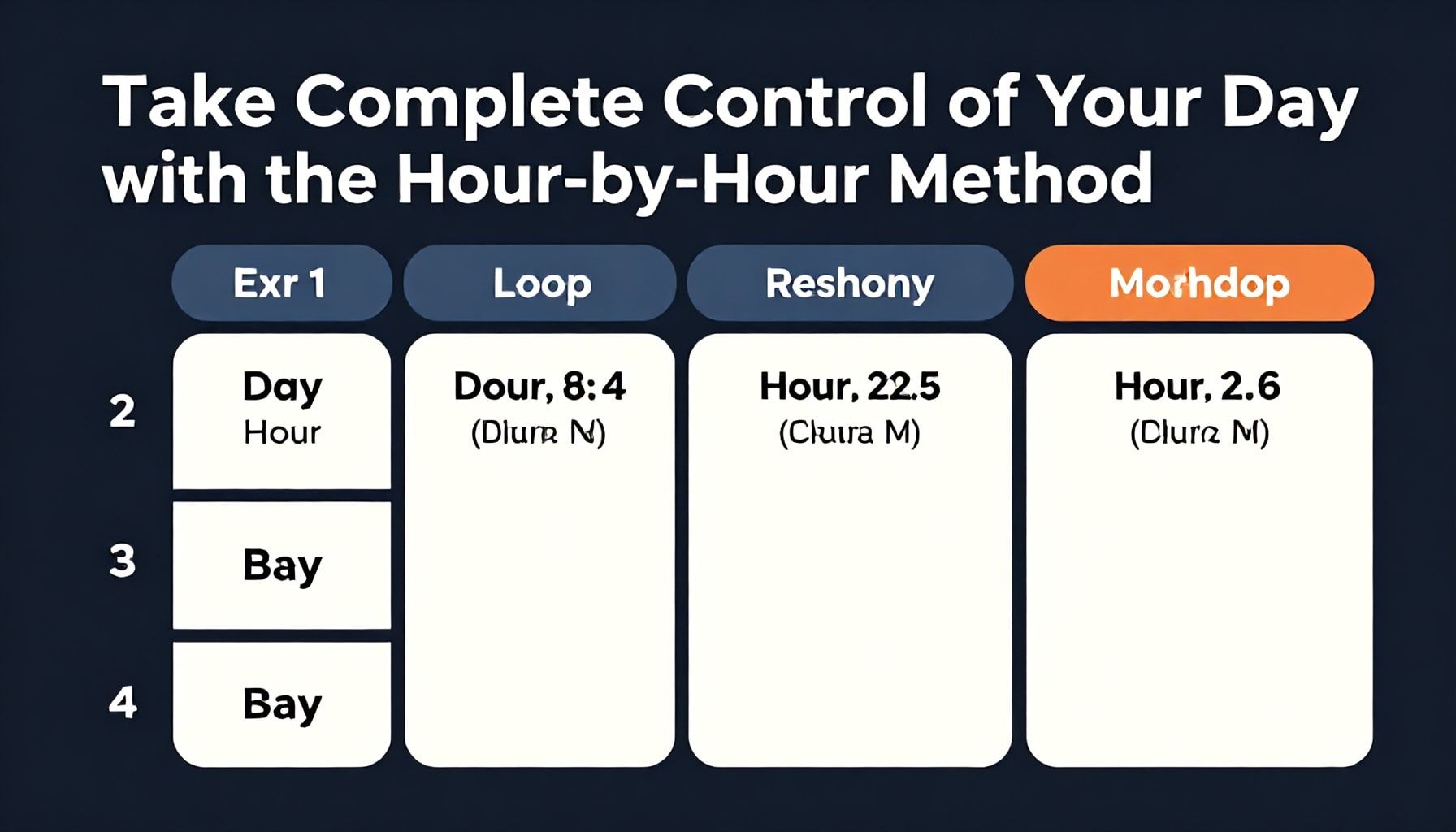 Saat ve saat: Zaman yönetiminizi optimize edin ve daha verimli bir gün geçirin 5 Saat ve Saat Yöntemiyle Gündüzünüzü Tamamen Kontrol Edin*