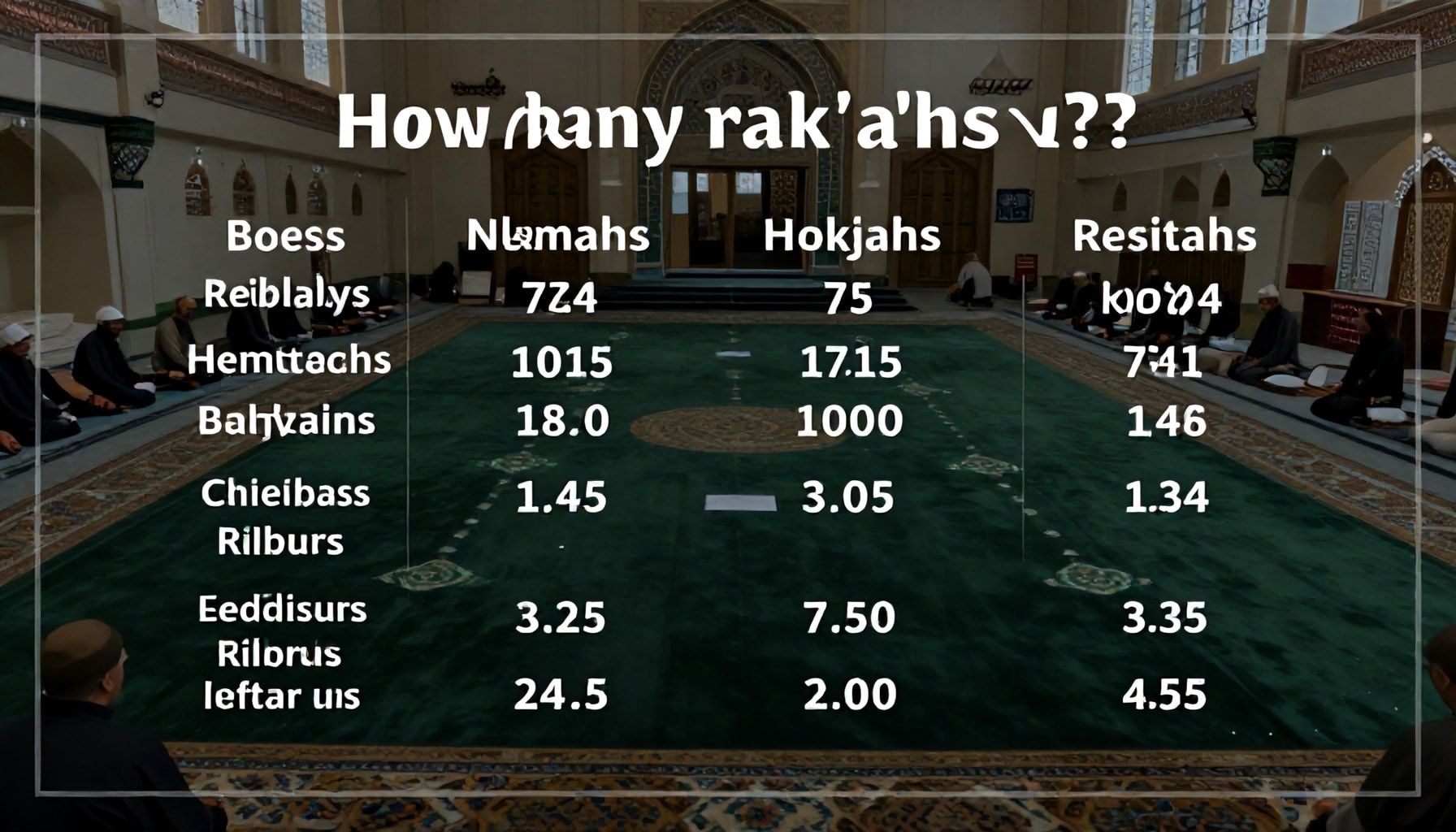 Sabah Namazı Kaç Rekat? Doğru Rakamları ve Farklar*