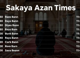 Sakarya Ezan Vakti: Günlük Namaz Saatlerini Doğru Bilmek İçin” (50 characters)